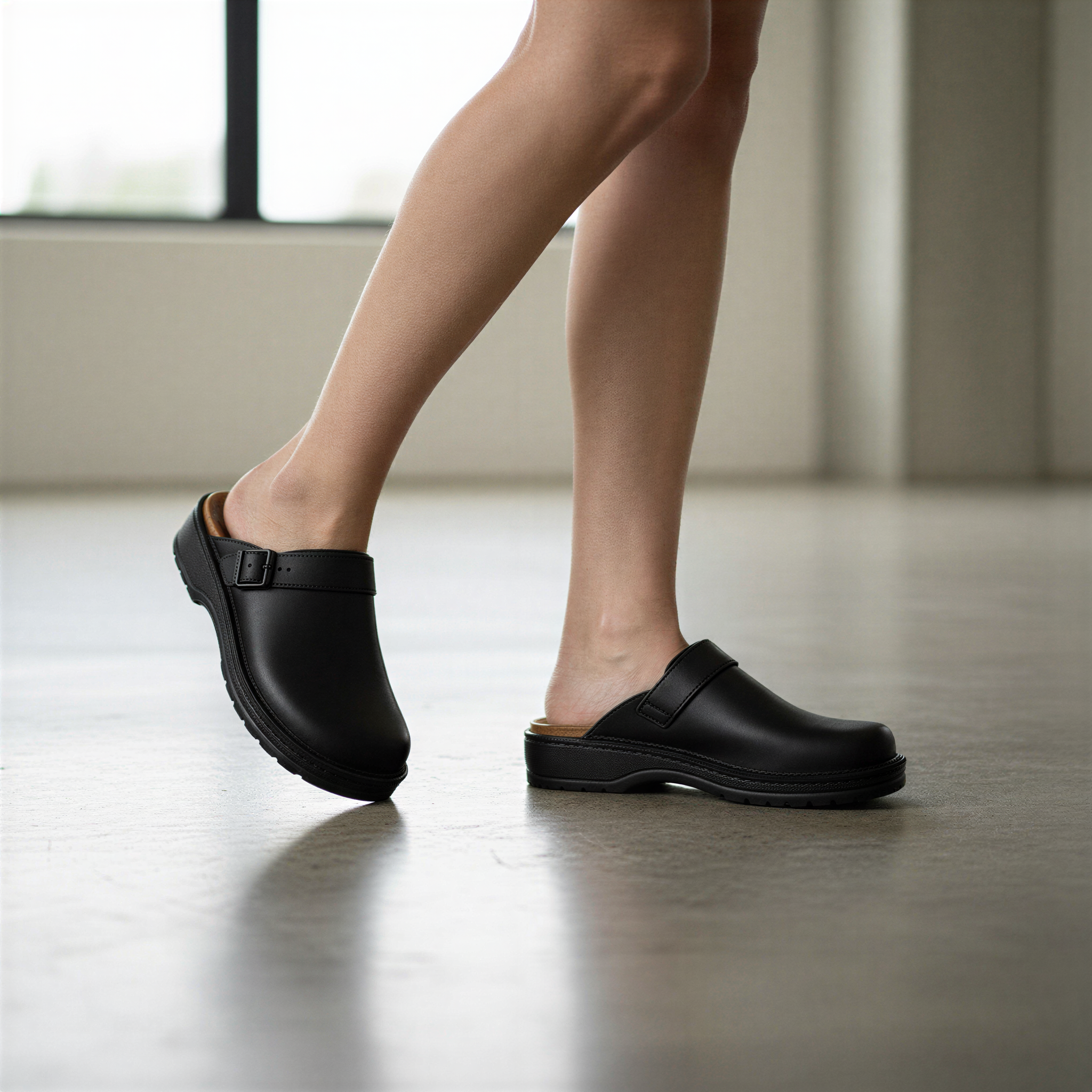 Zoccoli Classici in Pelle Eleganza Casual