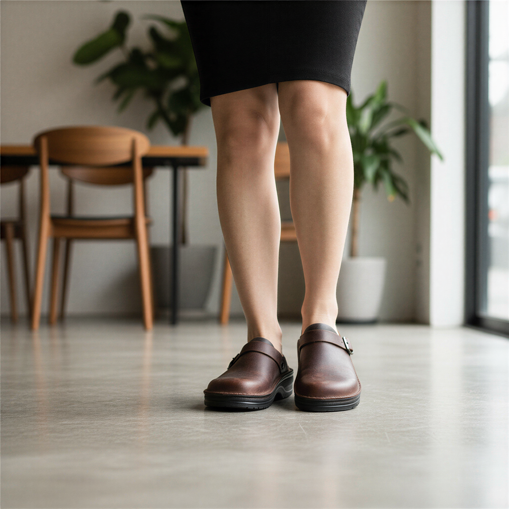 Zoccoli Classici in Pelle Eleganza Casual