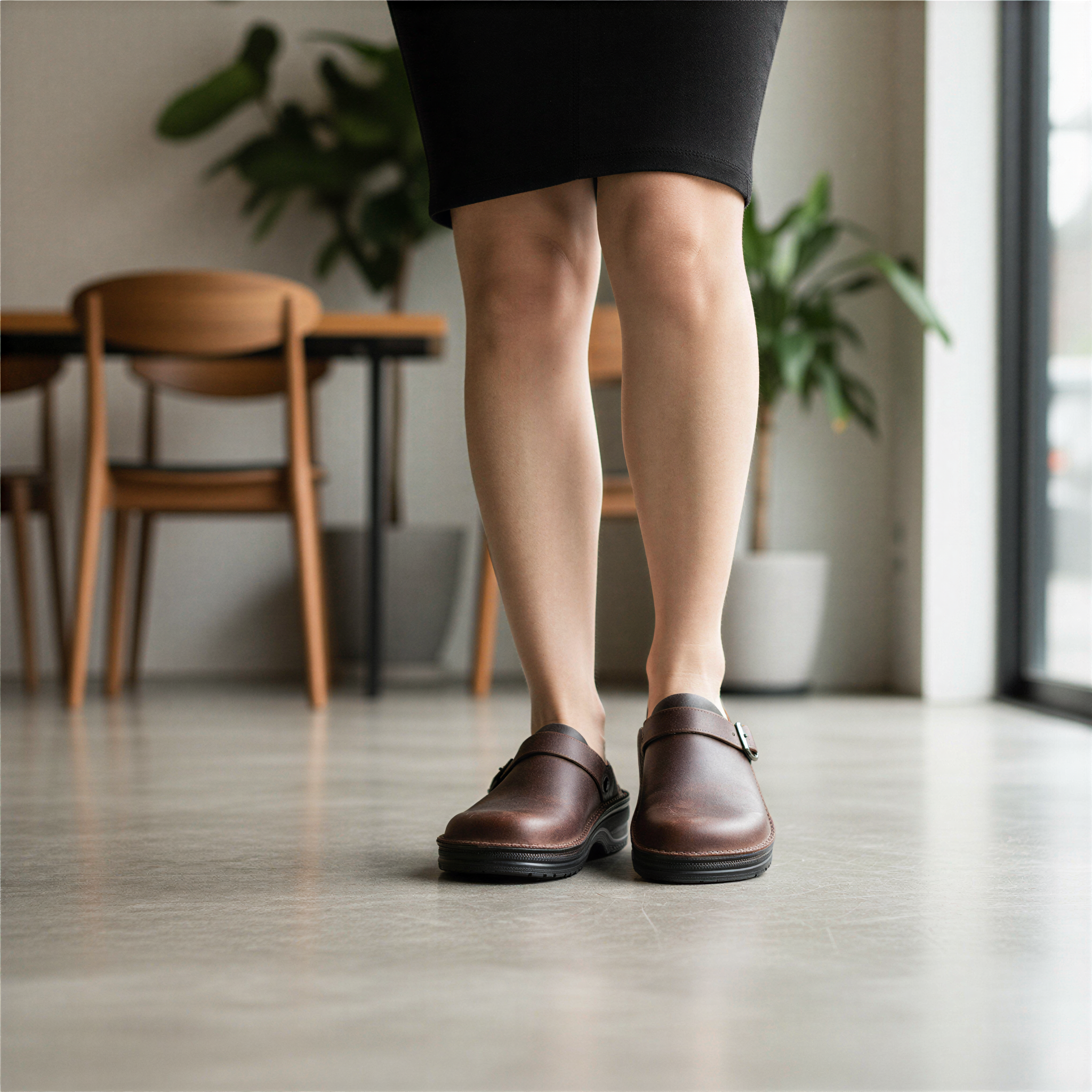 Zoccoli Classici in Pelle Eleganza Casual