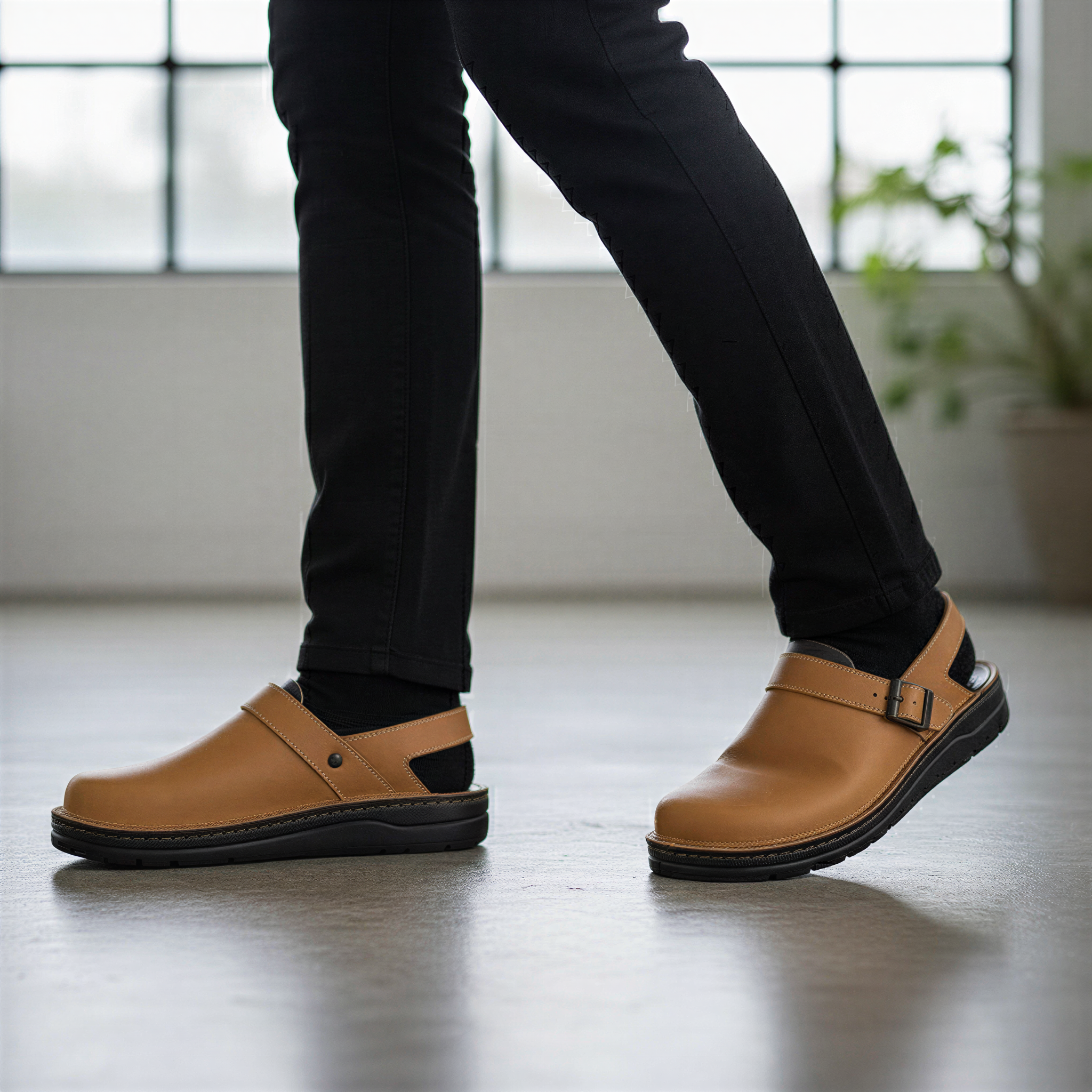 Zoccoli Classici in Pelle Eleganza Casual