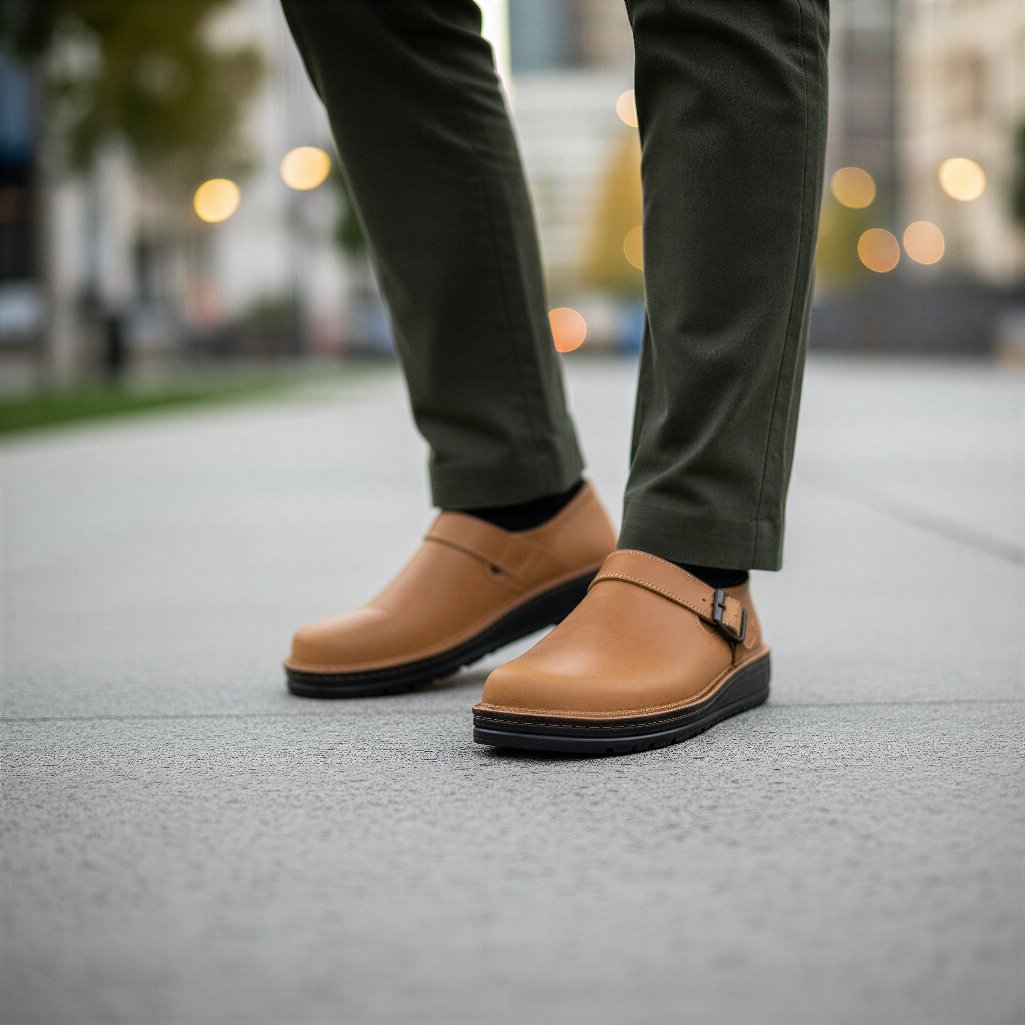 Zoccoli Classici in Pelle Eleganza Casual