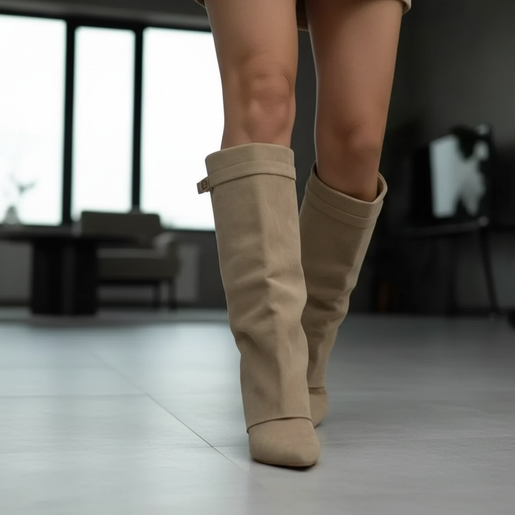 Stivali Scultorei in Pelle | Eleganza Audace | Sera