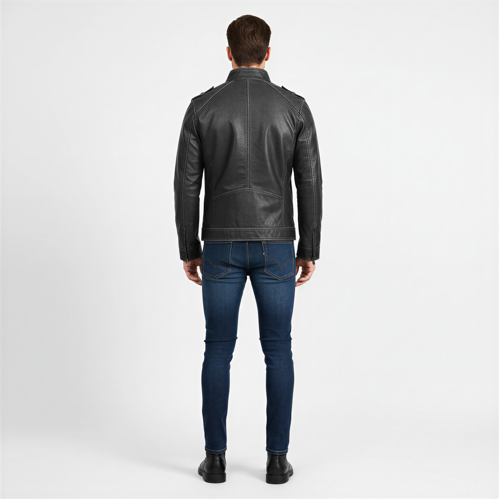 Donald Giacca Biker | Stile Audace Ecopelle | Look Grintoso