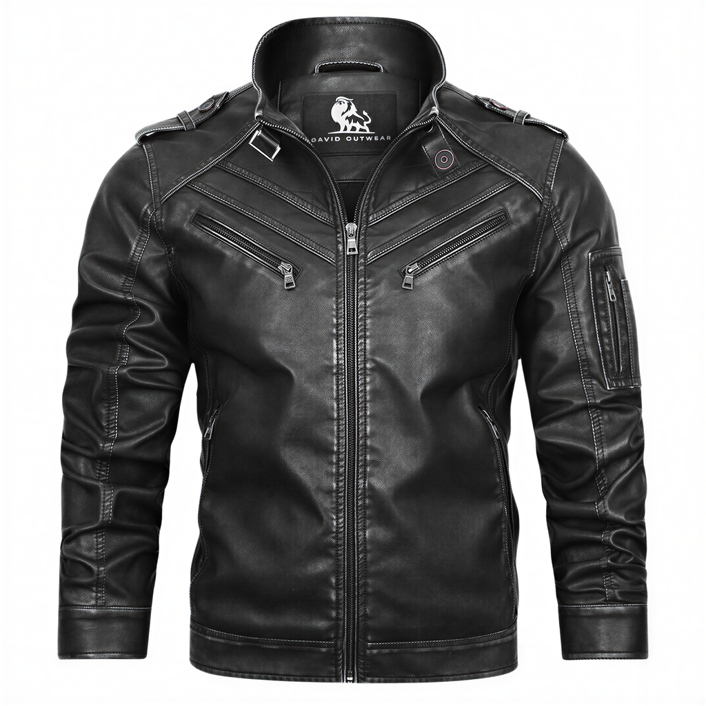 Donald Giacca Biker | Stile Audace Ecopelle | Look Grintoso