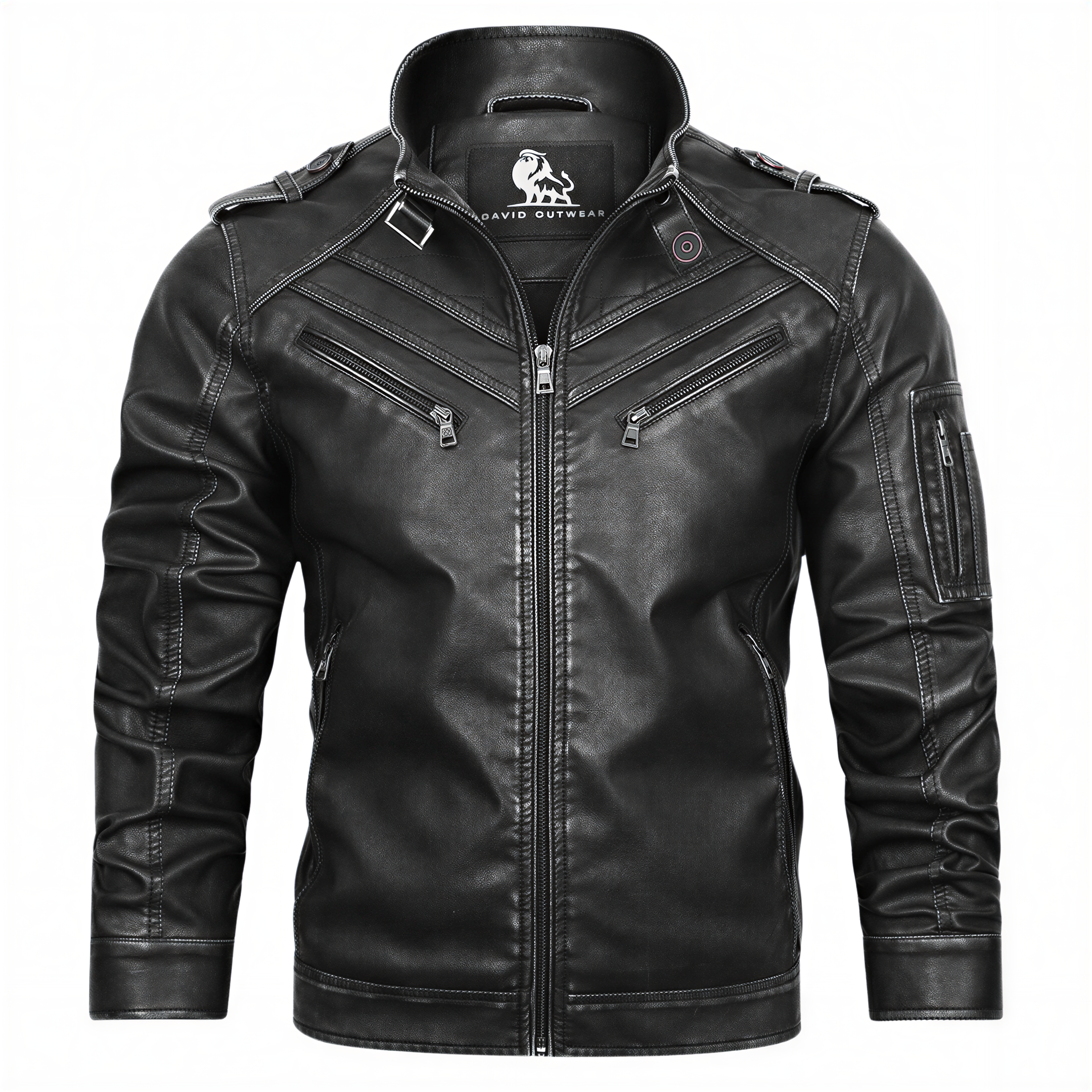 Donald Giacca Biker | Stile Audace Ecopelle | Look Grintoso