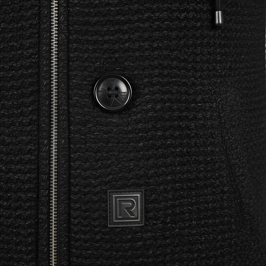 Rolando Cardigan Lungo | Maglia Testurizzata con Cappuccio | Casual Uomo