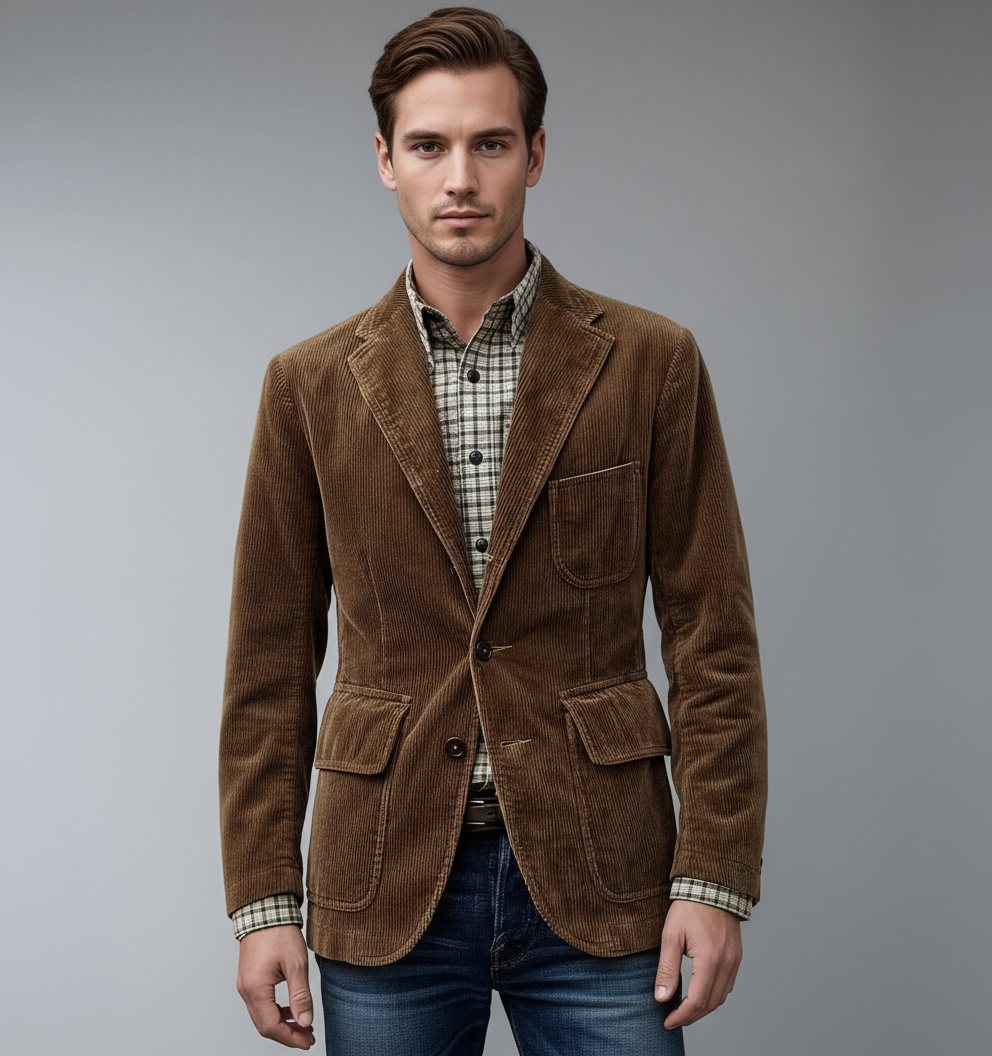 Julius Blazer Velluto a Coste | Stile Vintage