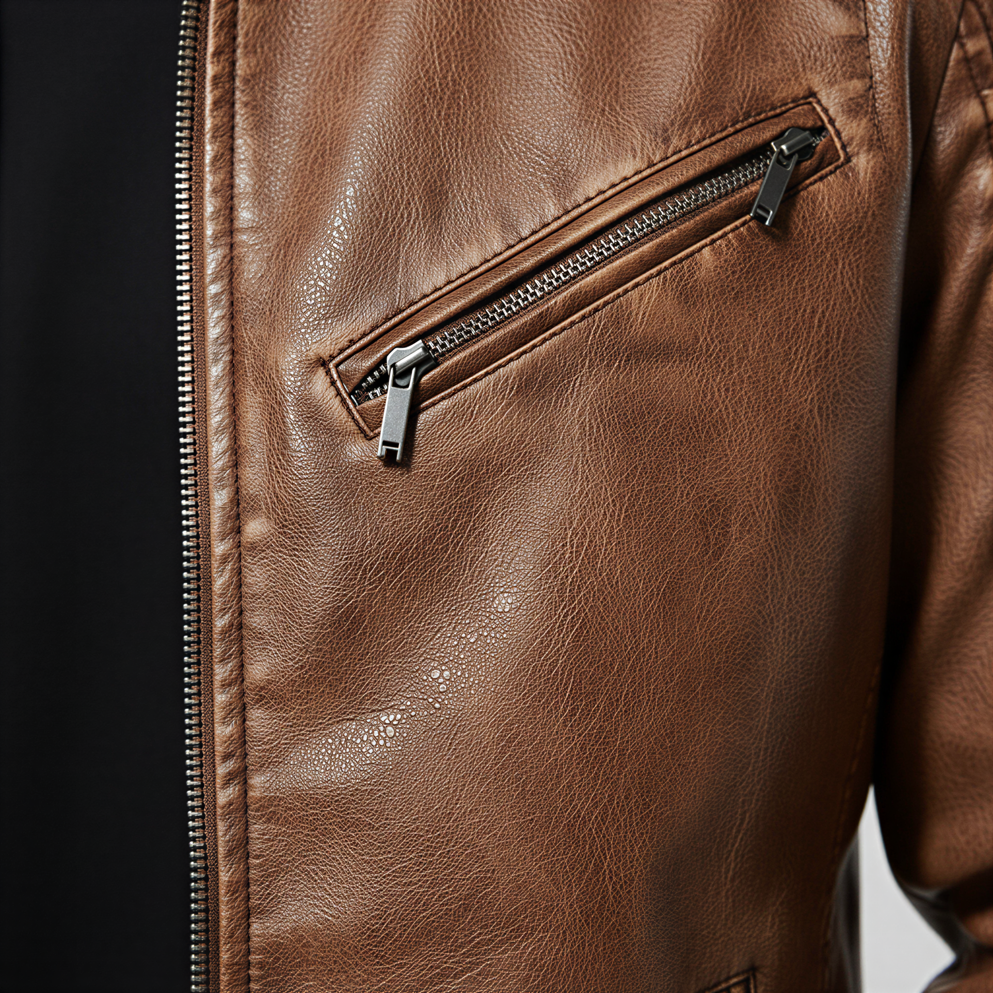 Carlo Giacca Biker in Ecopelle | Stile Audace | Uomo