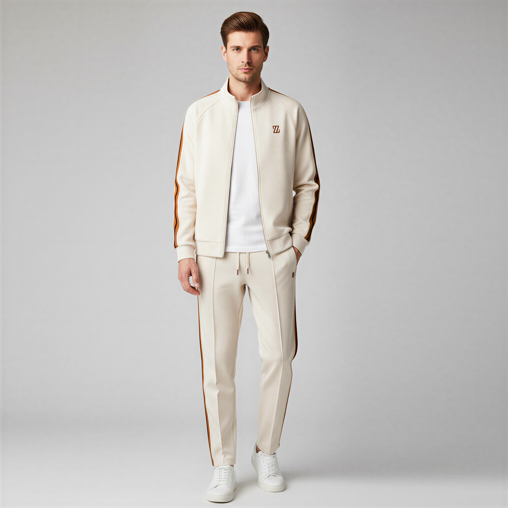 Raymond Completo Sportivo Uomo | Bomber a Righe | Casual & Active