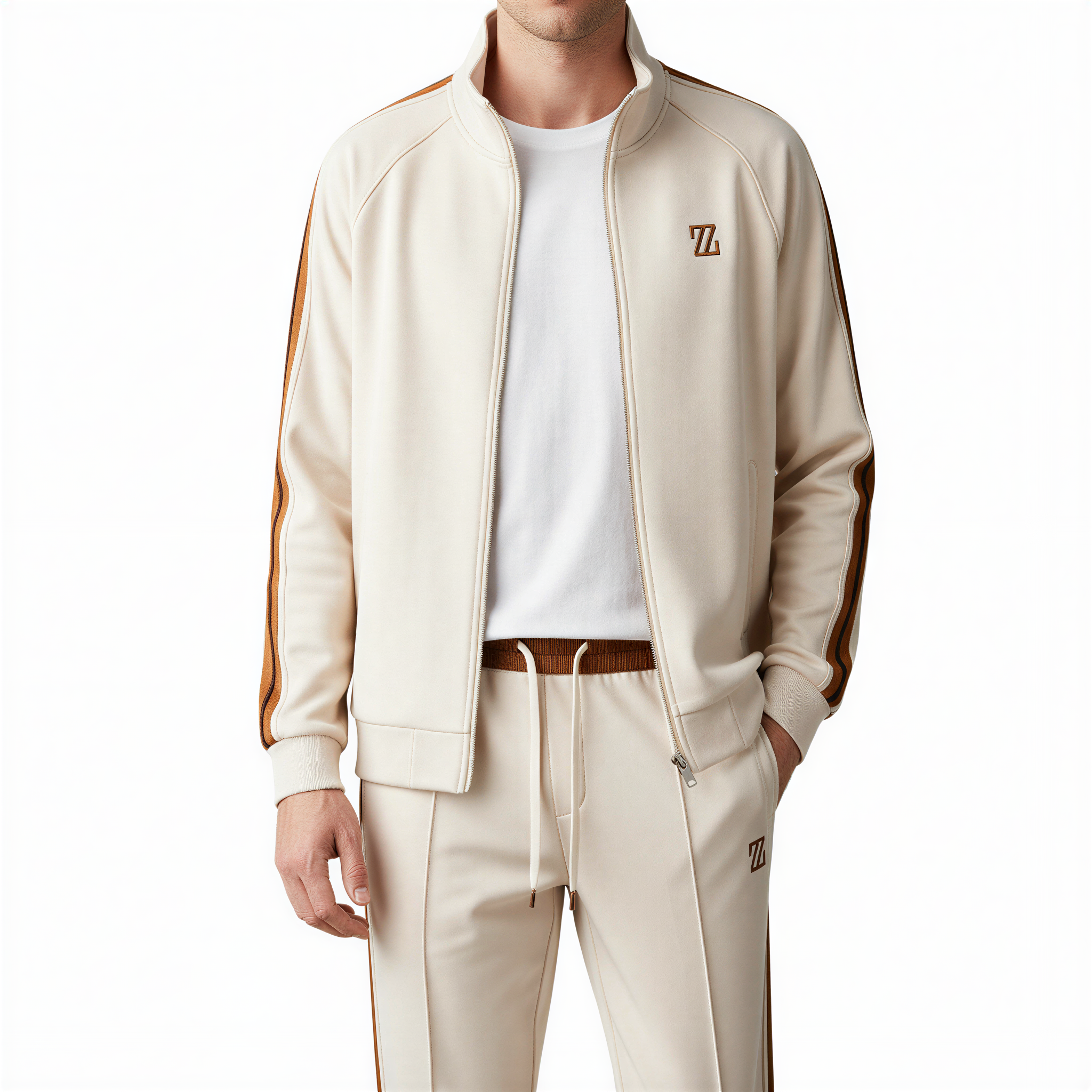 Raymond Completo Sportivo Uomo | Bomber a Righe | Casual & Active