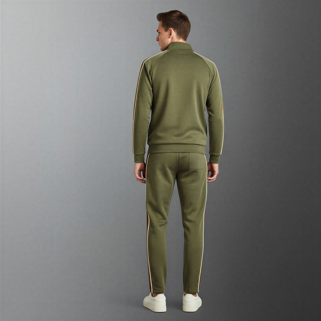 Raymond Completo Sportivo Uomo | Bomber a Righe | Casual & Active