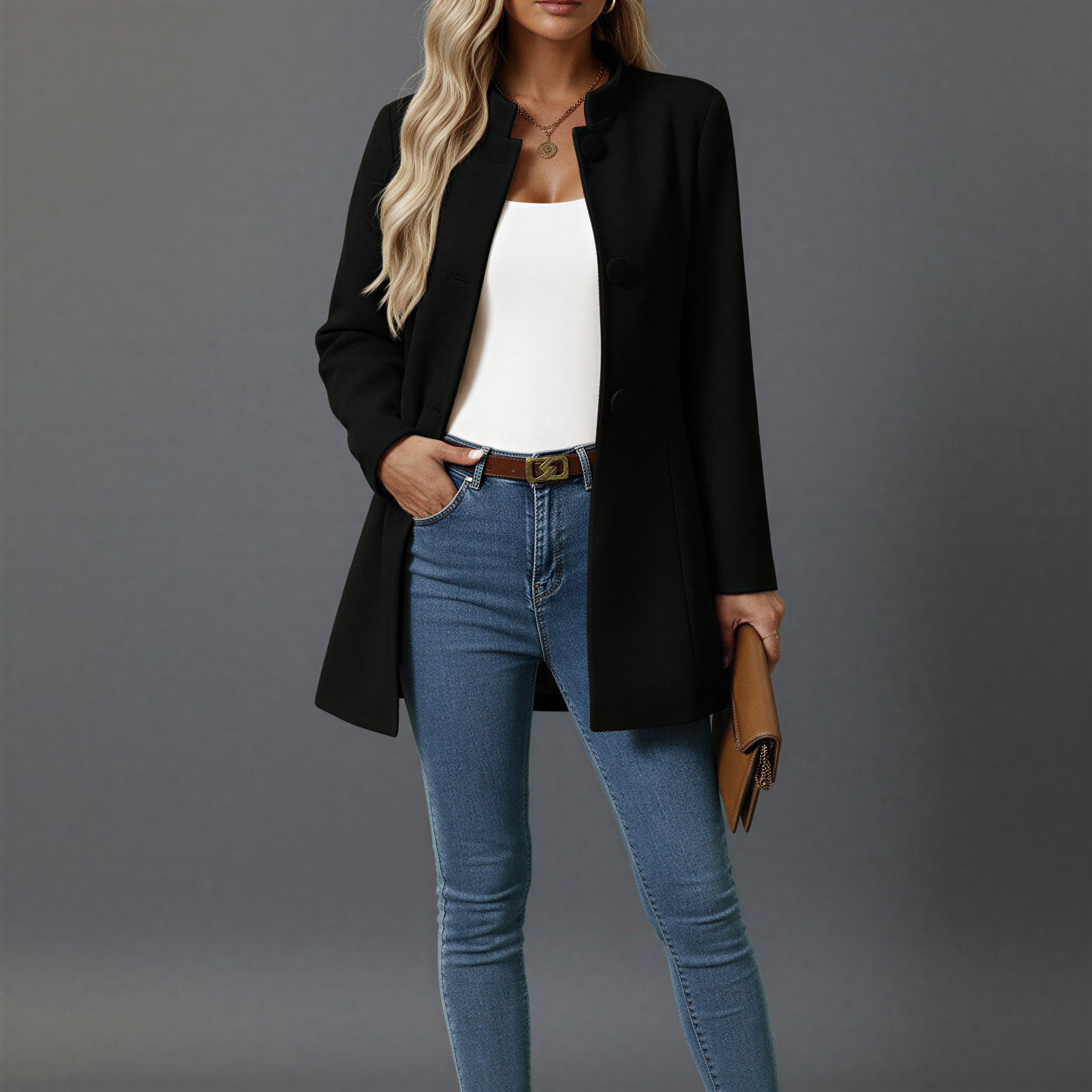 Cappotto Donna Elegante | Silhouette A-Line | Dorio Moda