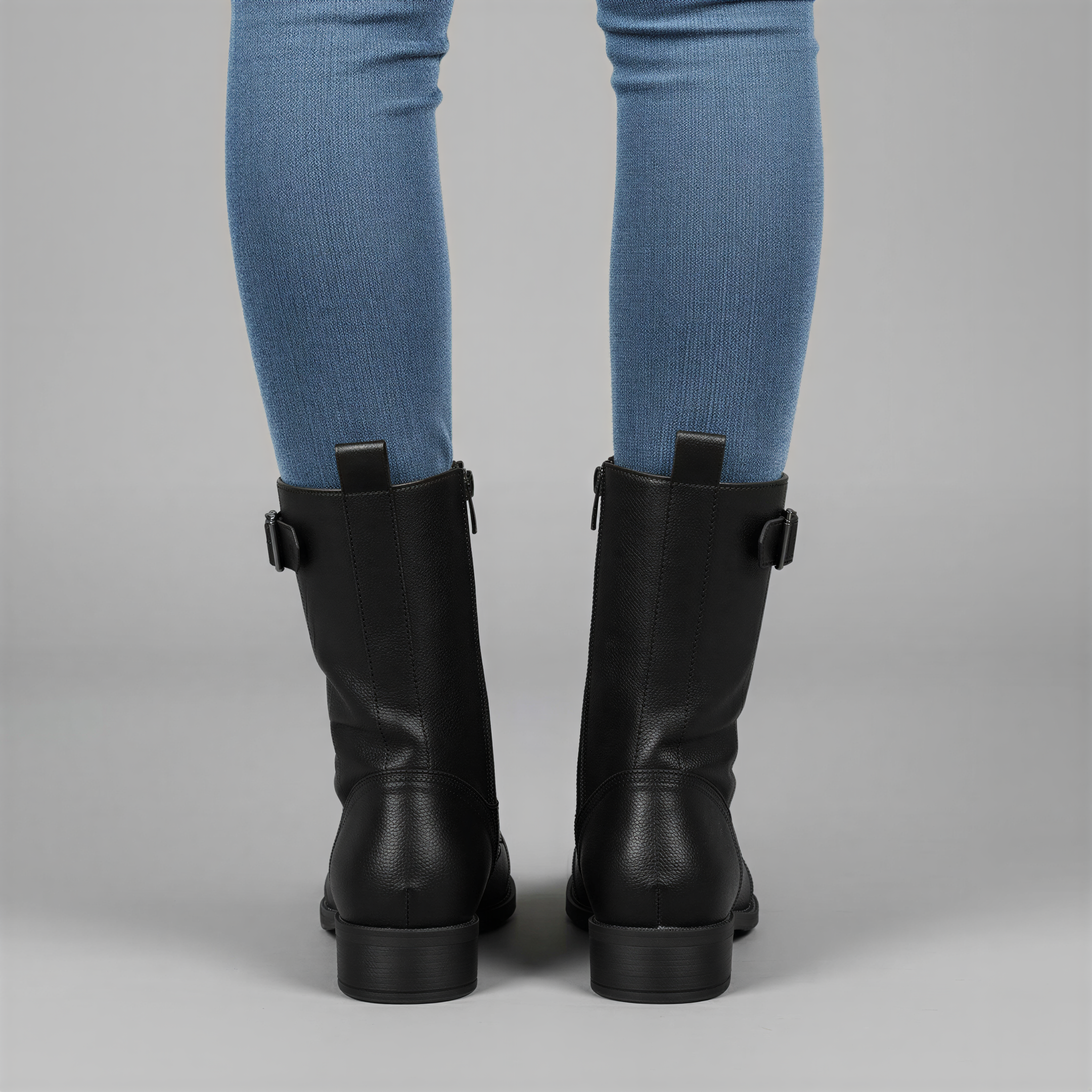 Stivaletti Donna | Combat con Zip | Casual Chic