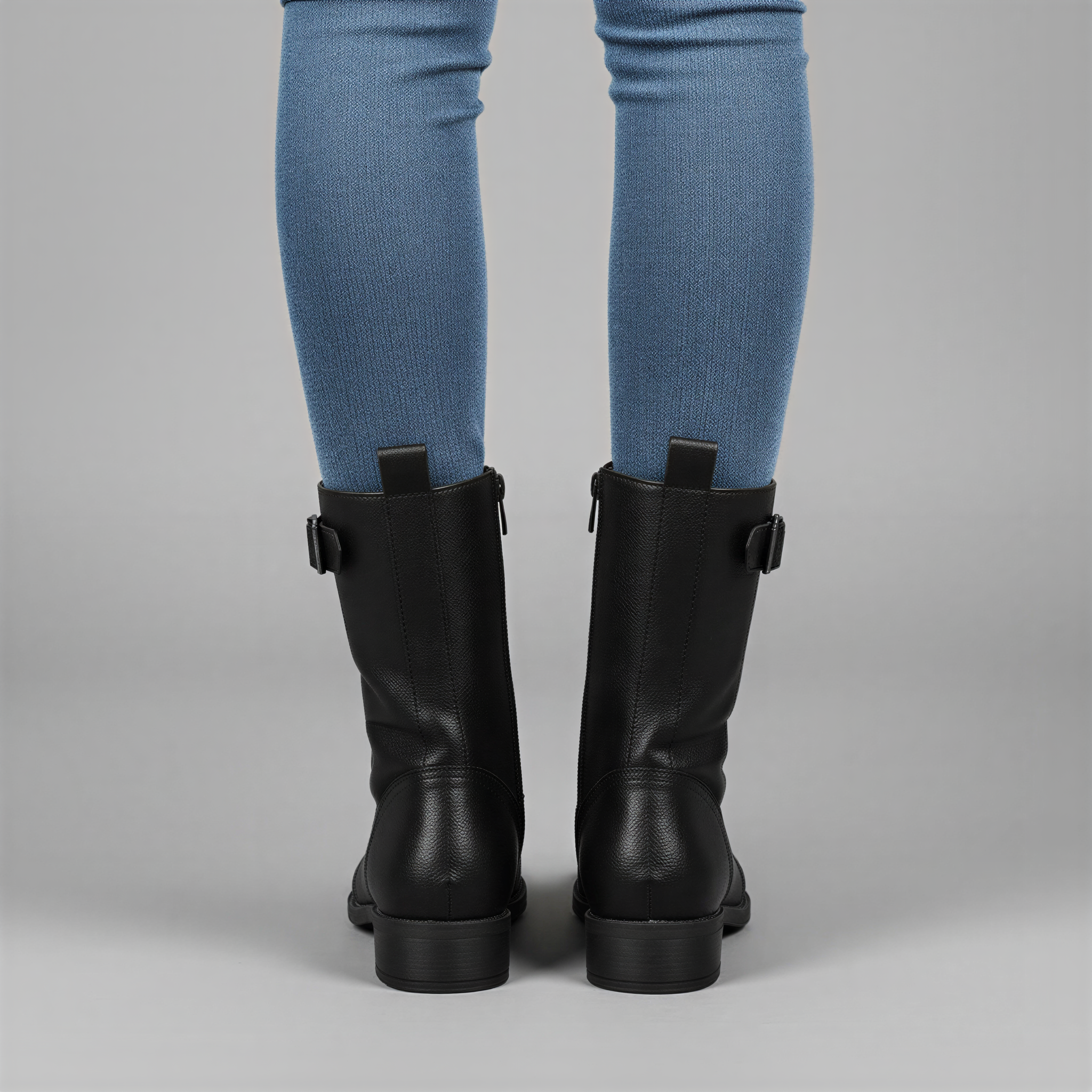 Stivaletti Donna | Combat con Zip | Casual Chic