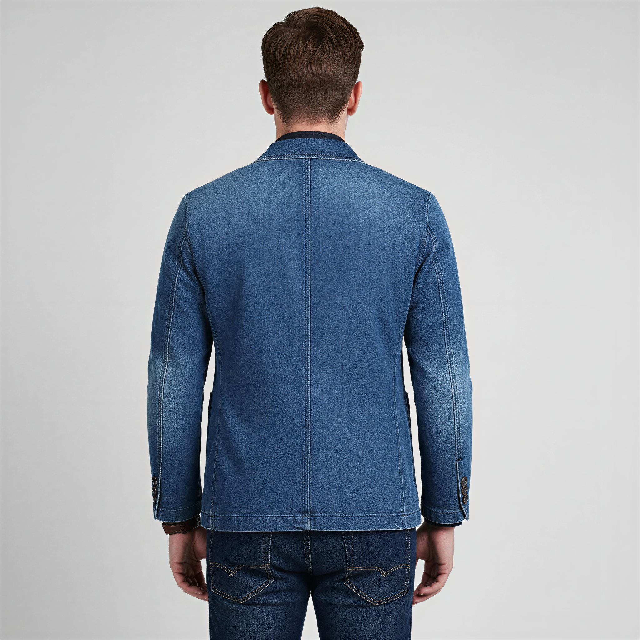 Anthony Blazer Denim Uomo | Stile Casual Smart | Tutto l'Anno
