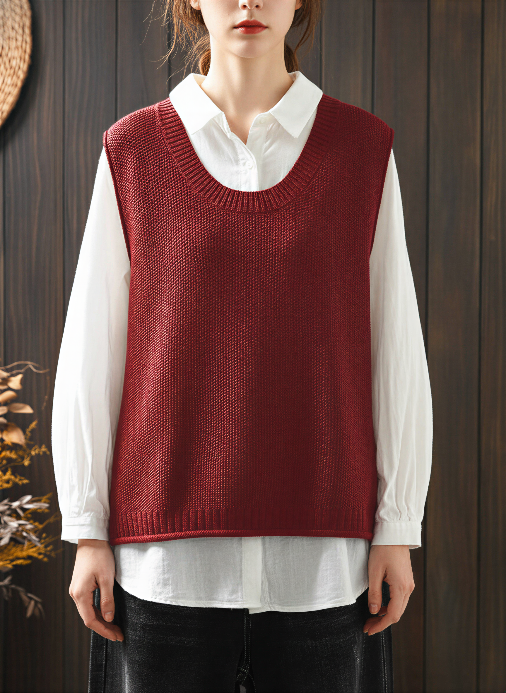 Set Camicia e Gilet | Stile Stratificato | Autunno