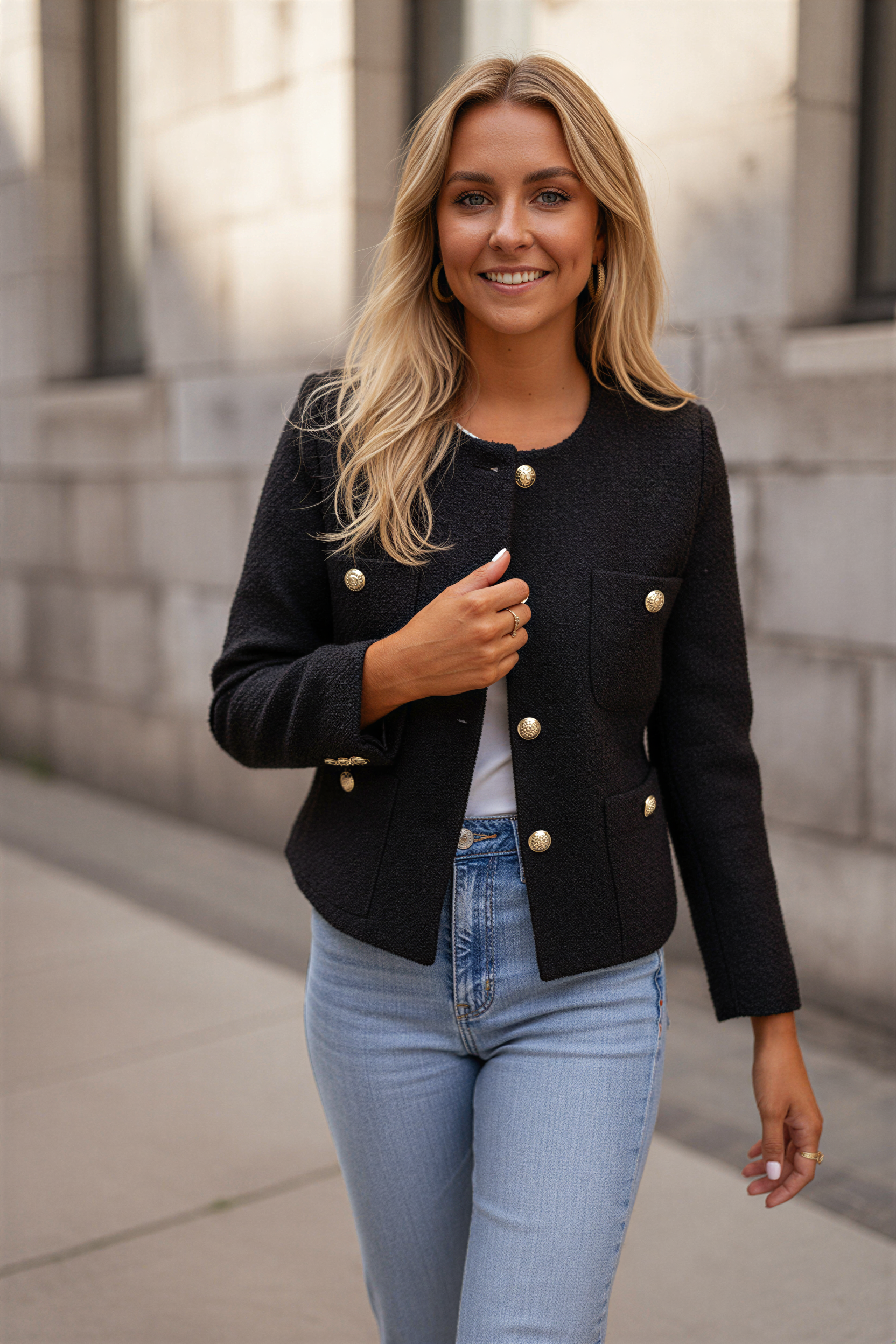 Blazer in Tweed | Eleganza Strutturata | Autunno