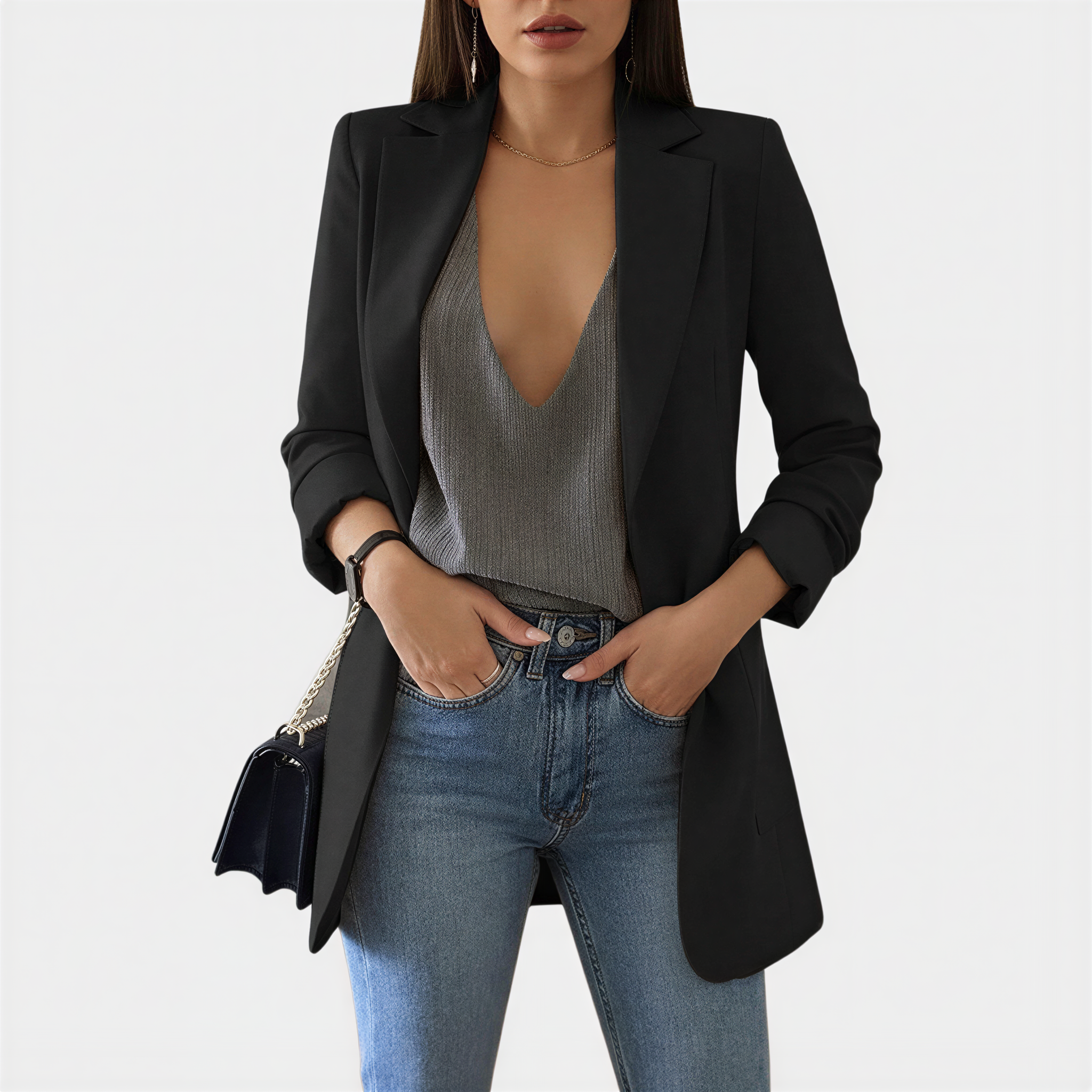 Blazer Lungo Emilia | Stile Contemporaneo | Tutto l'Anno