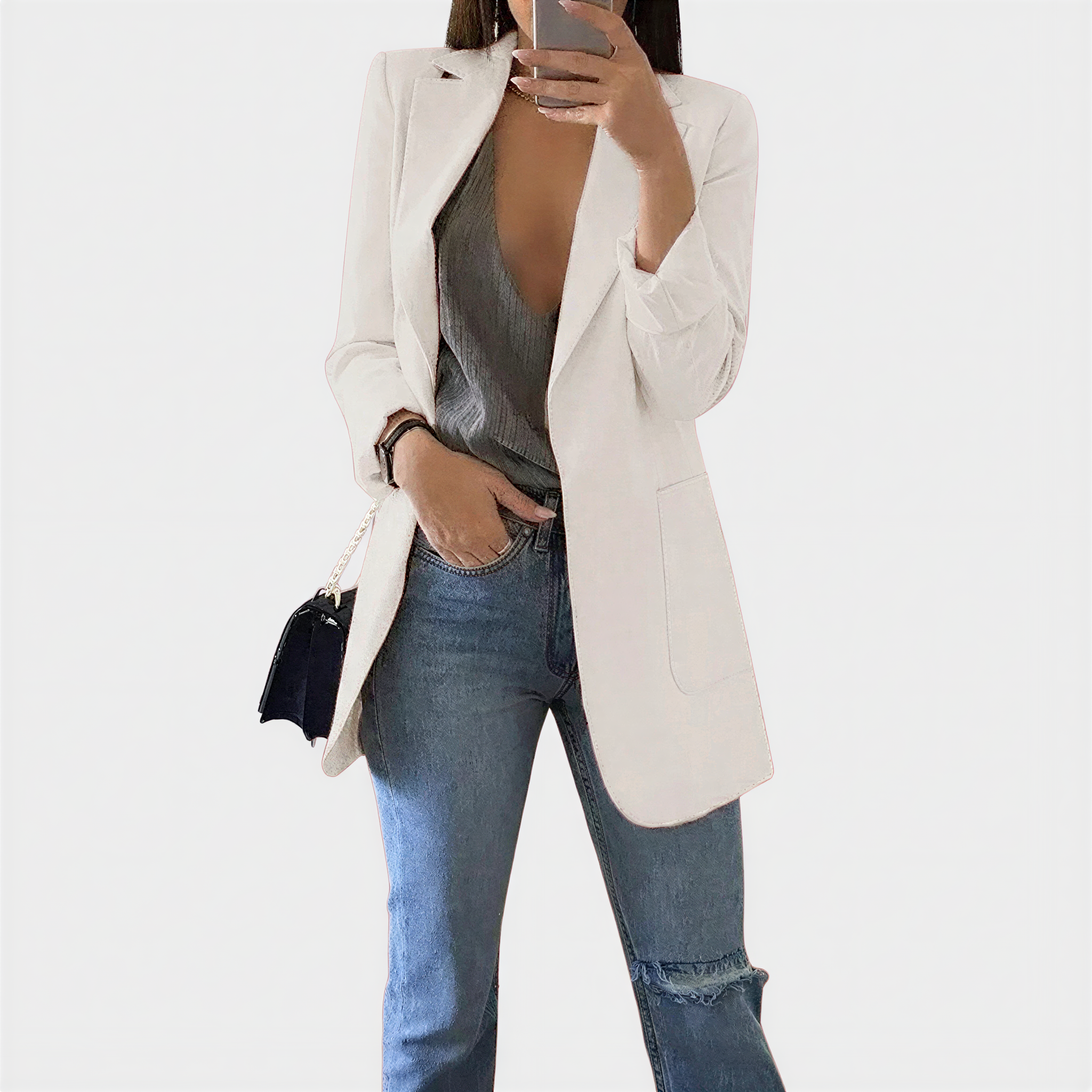 Blazer Lungo Emilia | Stile Contemporaneo | Tutto l'Anno