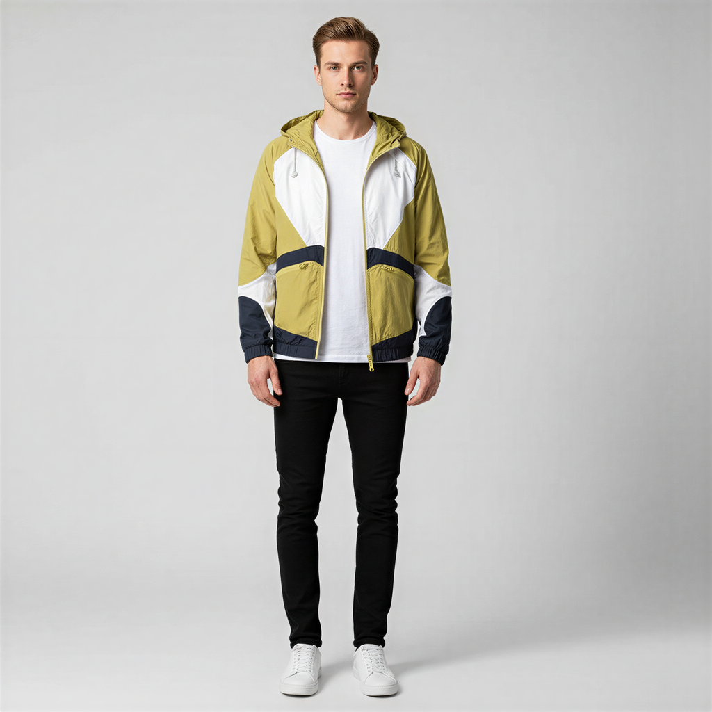 Julian Giacca a Vento Color-Block | Outdoor