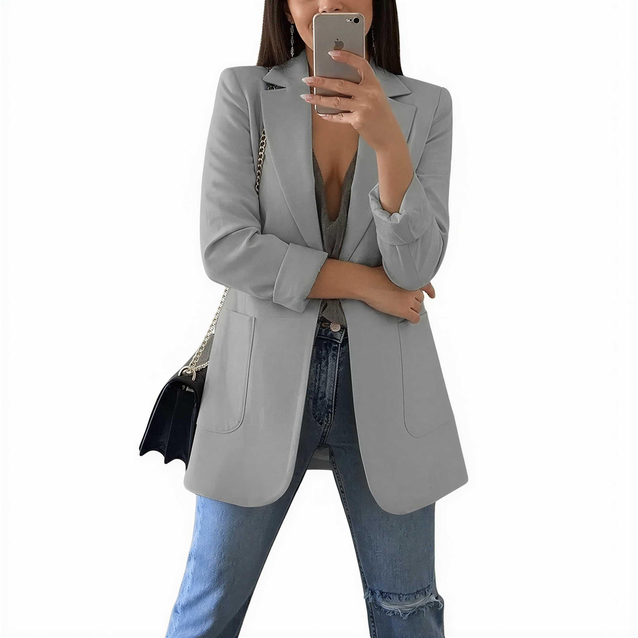 Blazer Lungo Emilia | Stile Contemporaneo | Tutto l'Anno