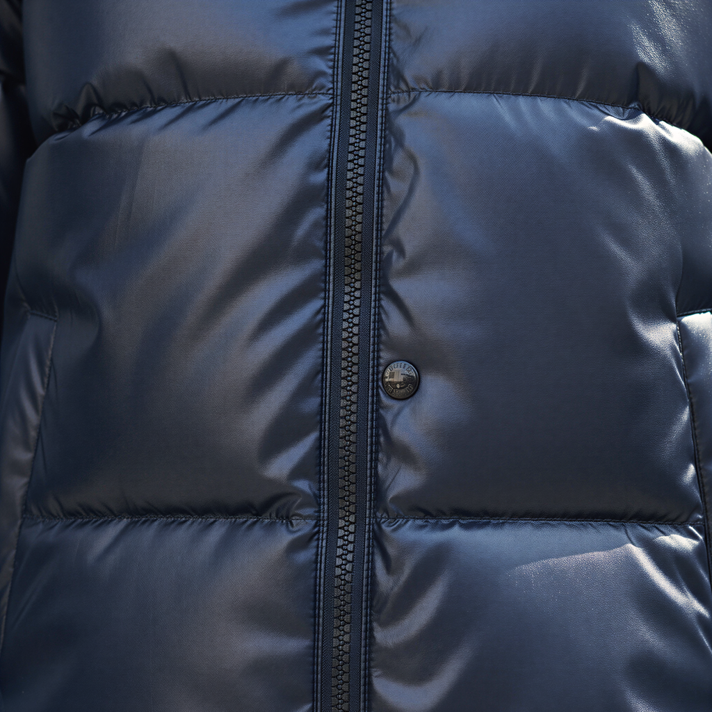 Jasmine Elegante giacca puffo lucida