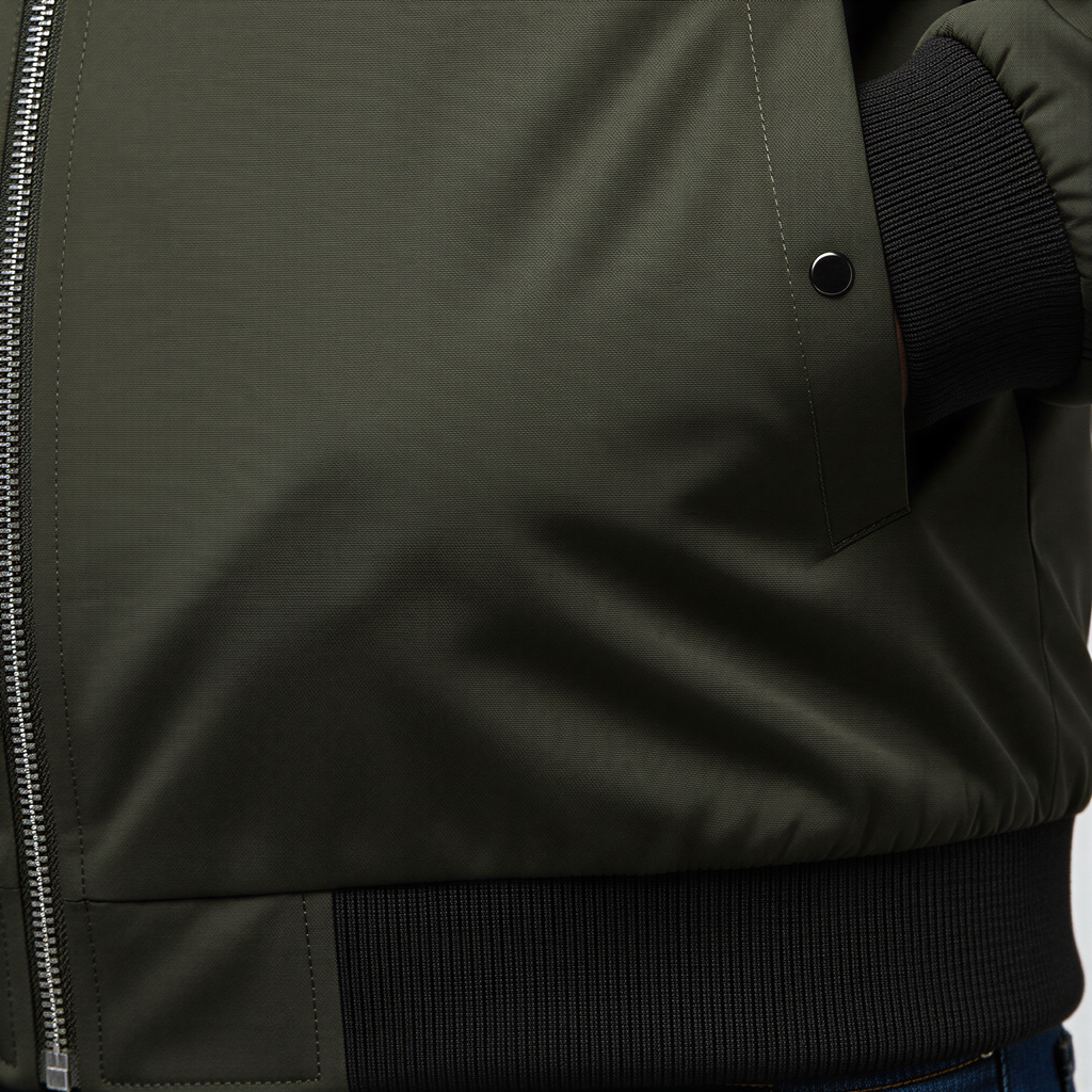 Lucas Giacca Bomber Uomo | Stile Militare con Zip | Tutto l'Anno