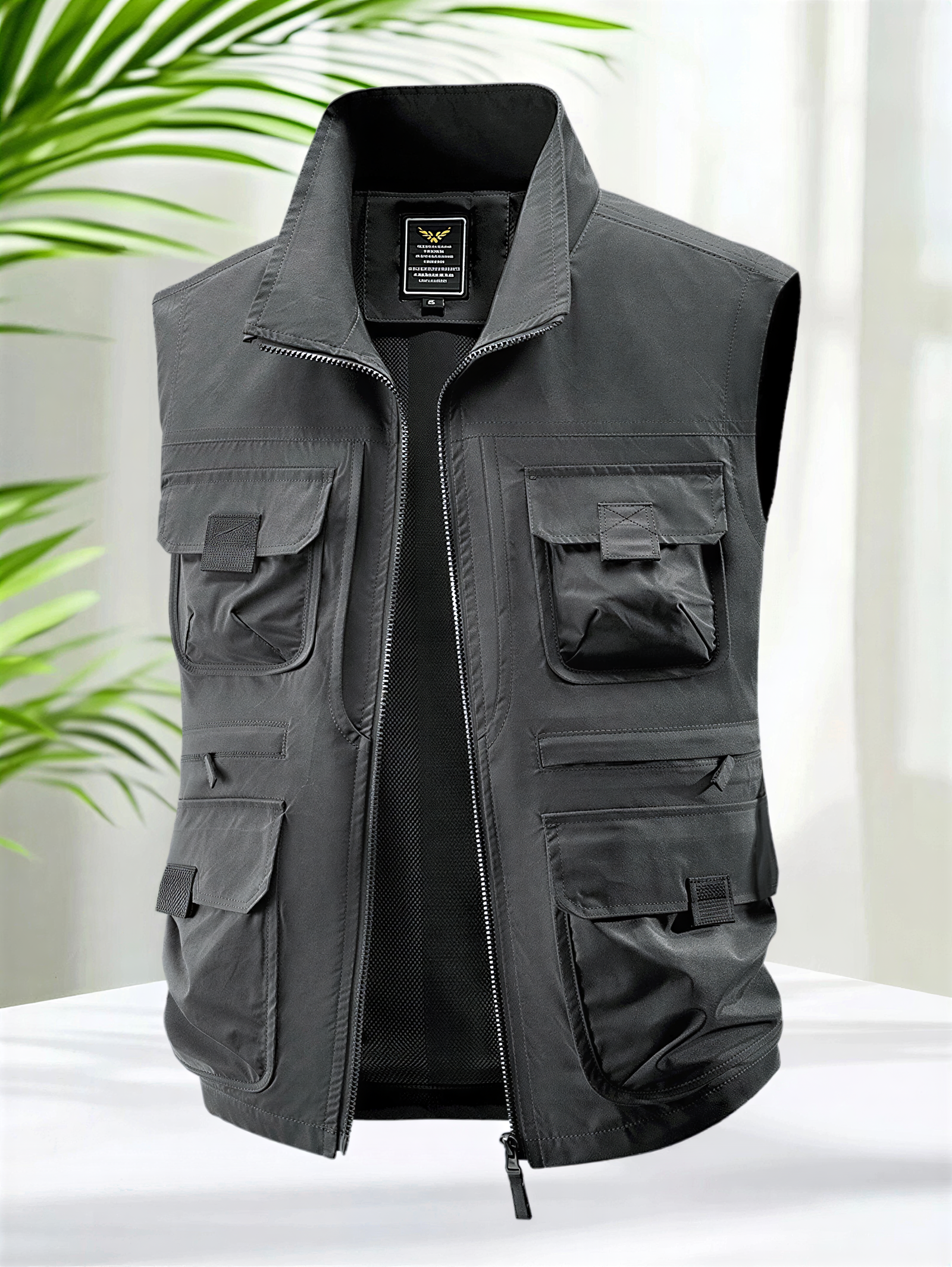 Gilbert Gilet Outdoor Uomo | Funzionale con Tasche | Tutte le Stagioni
