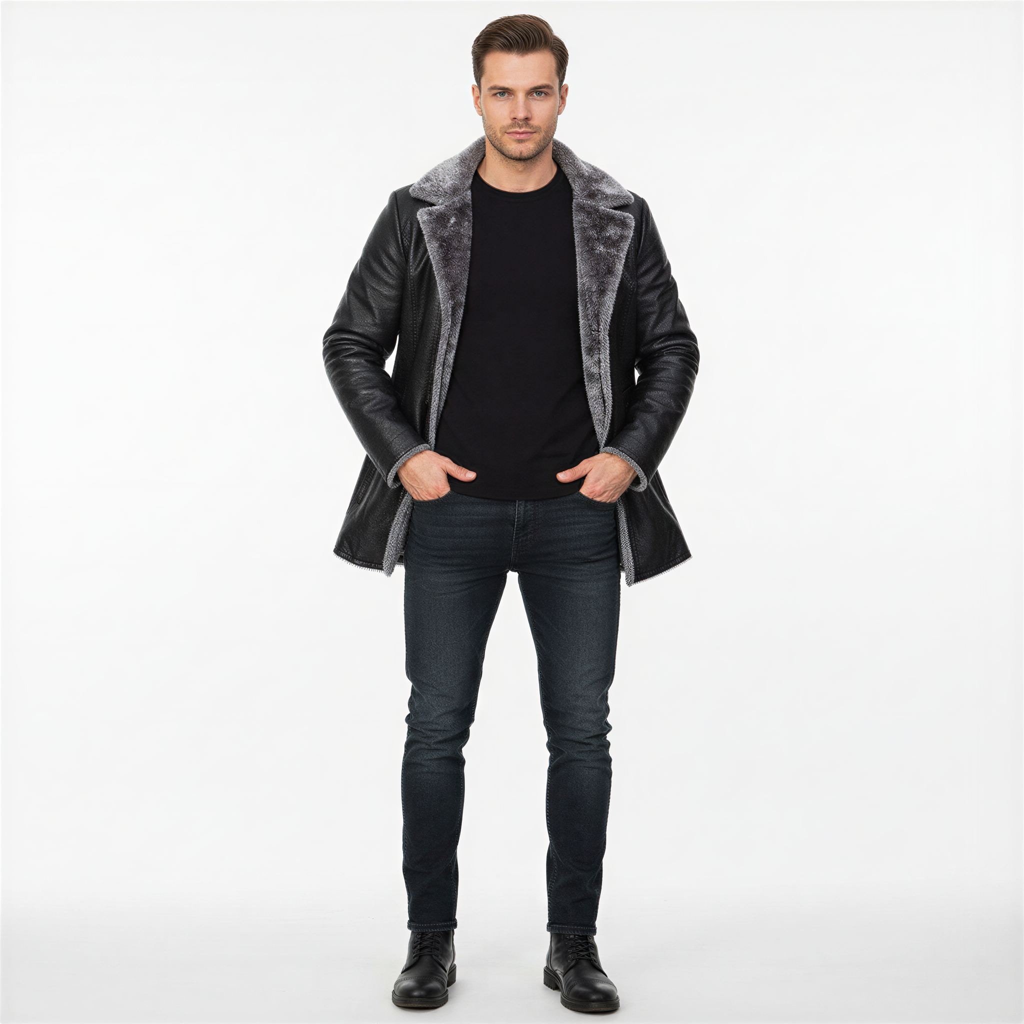 Cappotto Trench Ecopelle | Stile Moderno Invernale