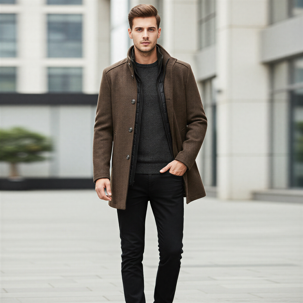 Cappotto in Misto Lana | Stile Contemporaneo | Invernale