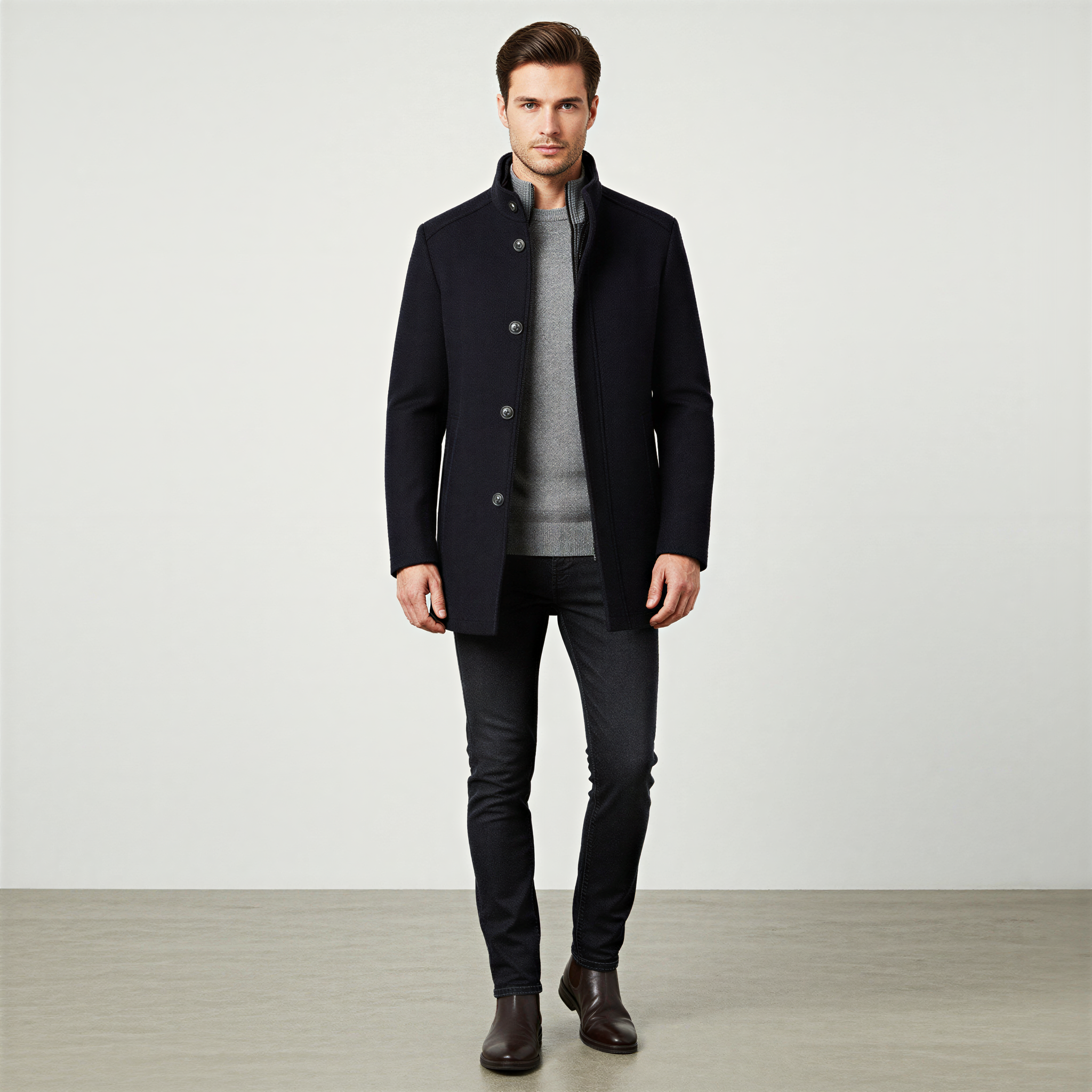 Cappotto in Misto Lana | Stile Contemporaneo | Invernale