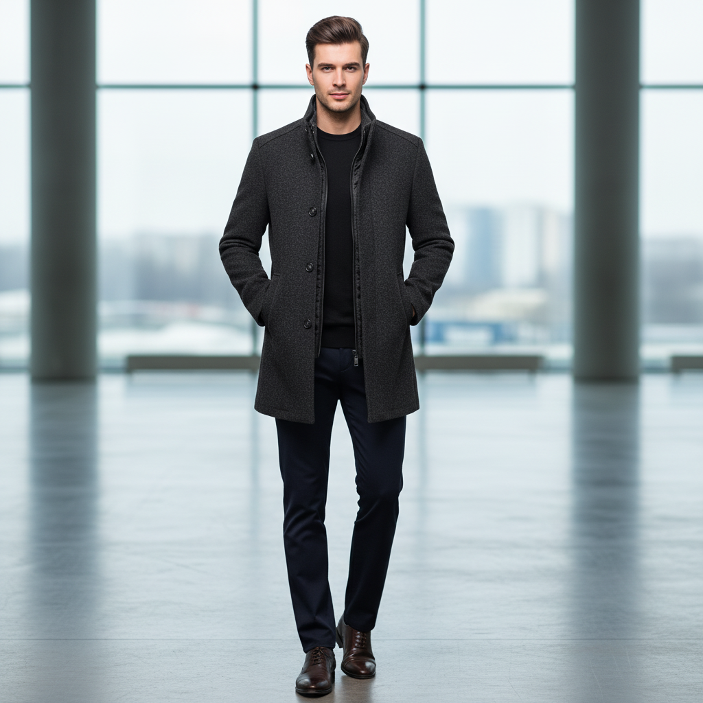 Cappotto in Misto Lana | Stile Contemporaneo | Invernale