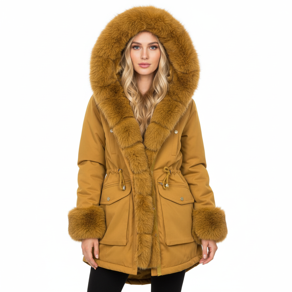 Parka Invernale | Elegante con Pelliccia | Donna