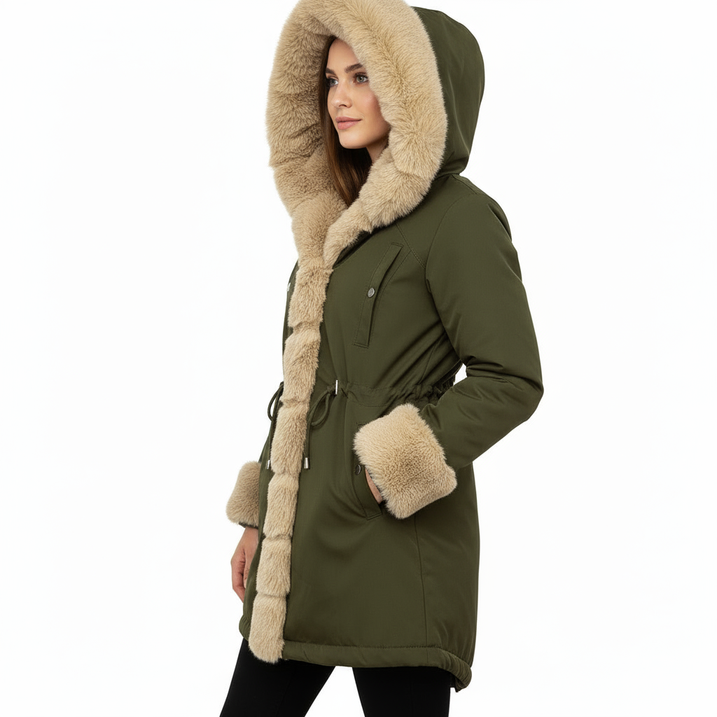 Parka Invernale | Elegante con Pelliccia | Donna