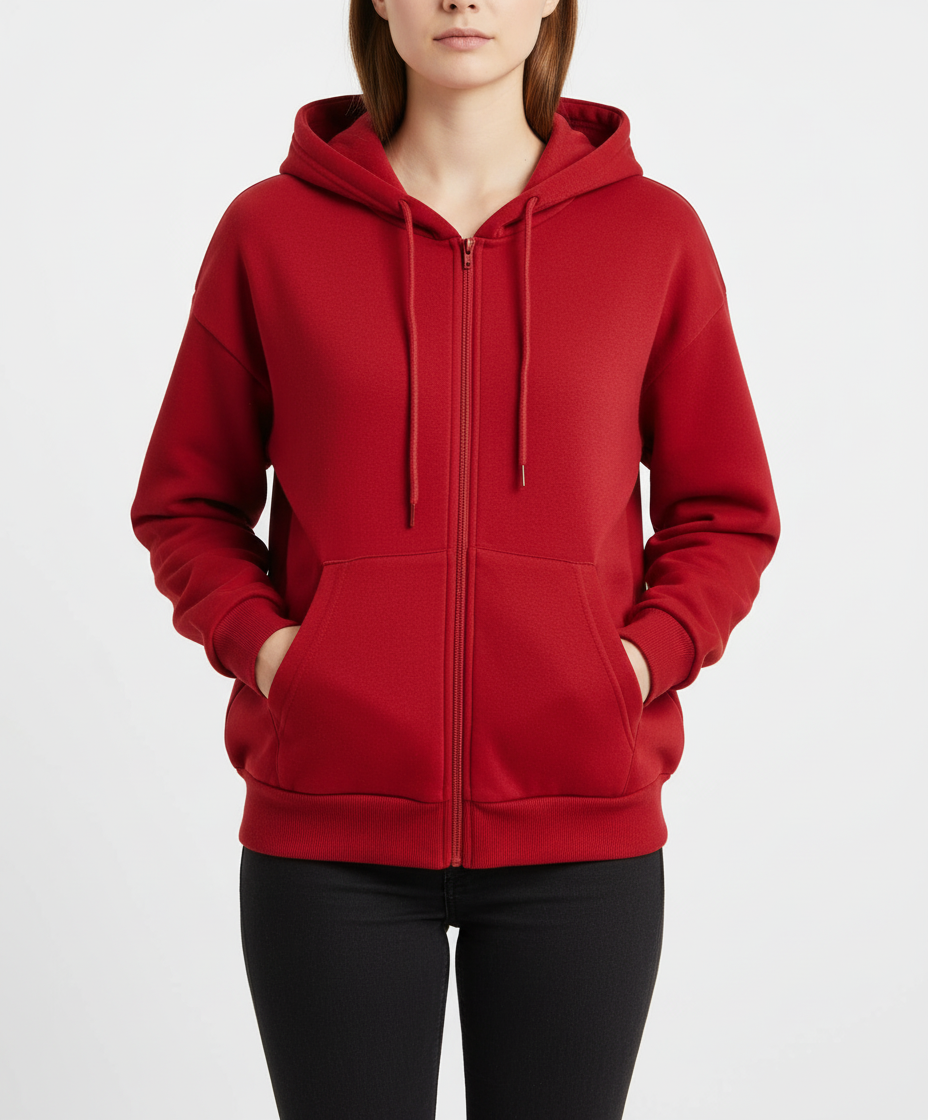 Felpa con Zip Casual | Morbida e Versatile | Tutto l'Anno