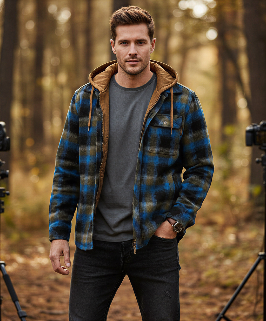 Dexter Giacca Patchwork Uomo | Stile Casual Outdoor | Inverno