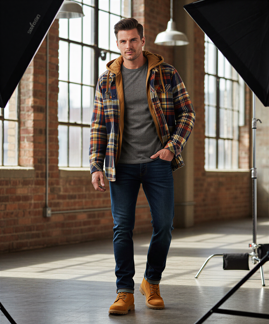 Dexter Giacca Patchwork Uomo | Stile Casual Outdoor | Inverno