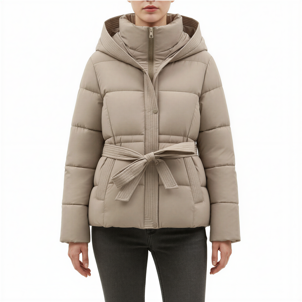 Parka Invernale Greta | Stile Chic con Cintura | Inverno