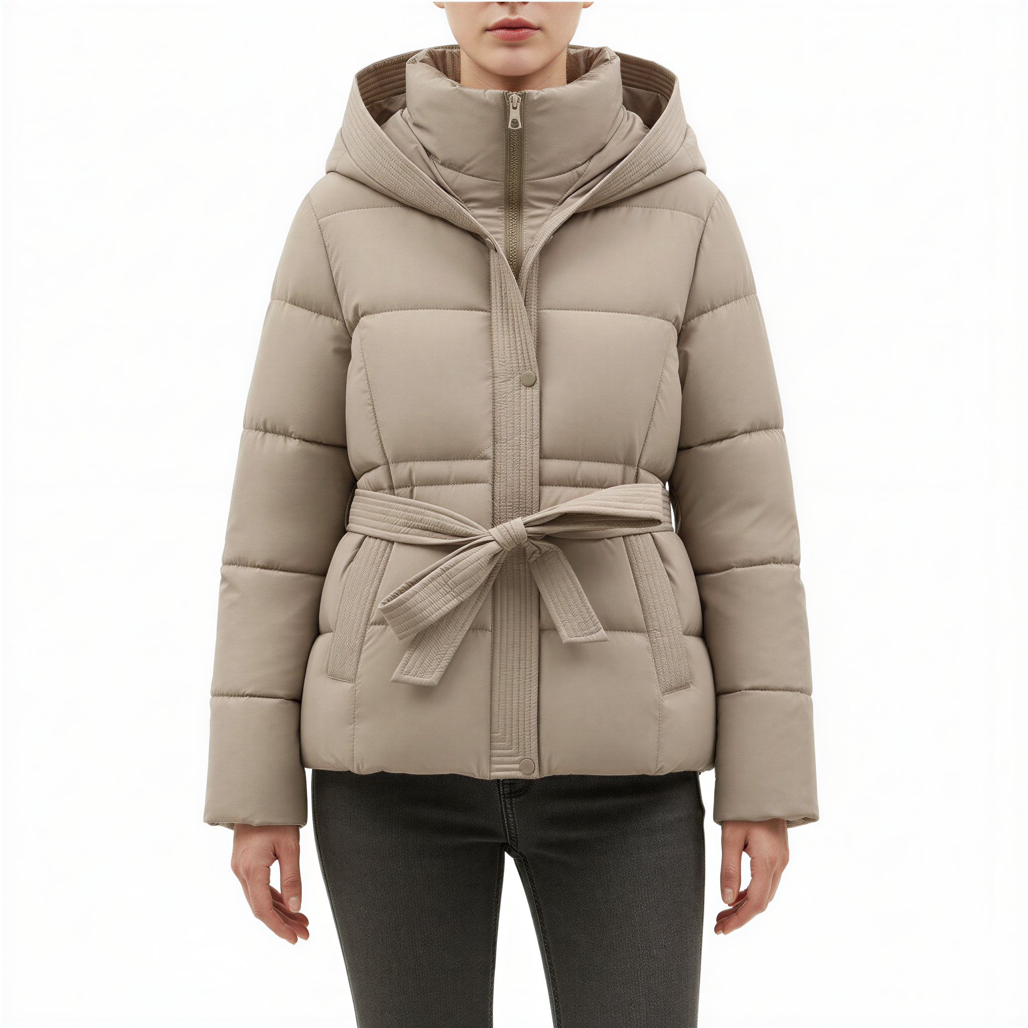 Parka Invernale Greta | Stile Chic con Cintura | Inverno