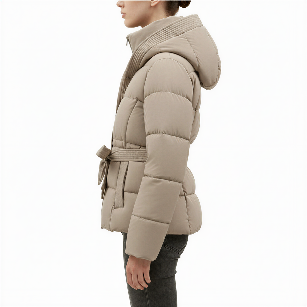 Parka Invernale Greta | Stile Chic con Cintura | Inverno