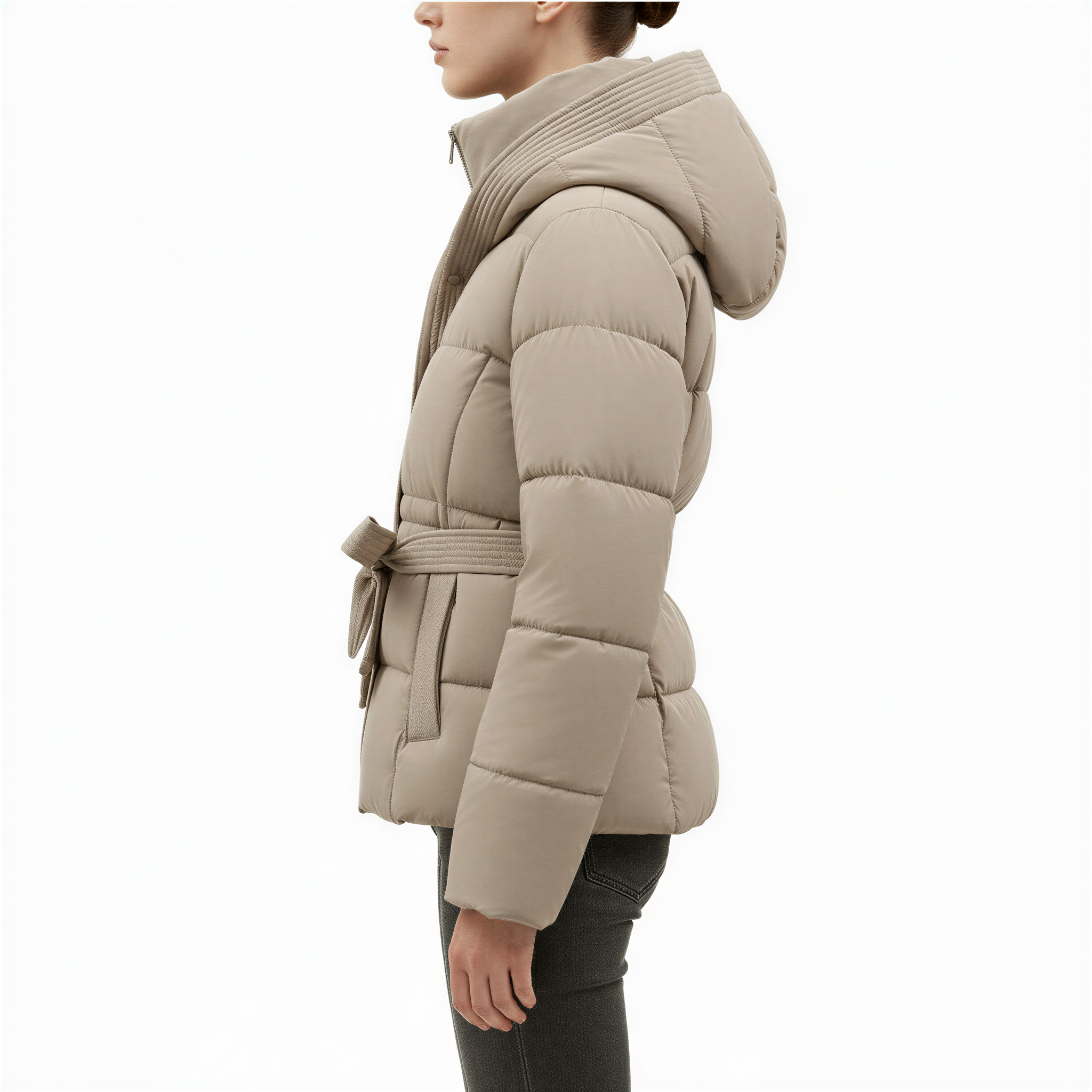 Parka Invernale Greta | Stile Chic con Cintura | Inverno