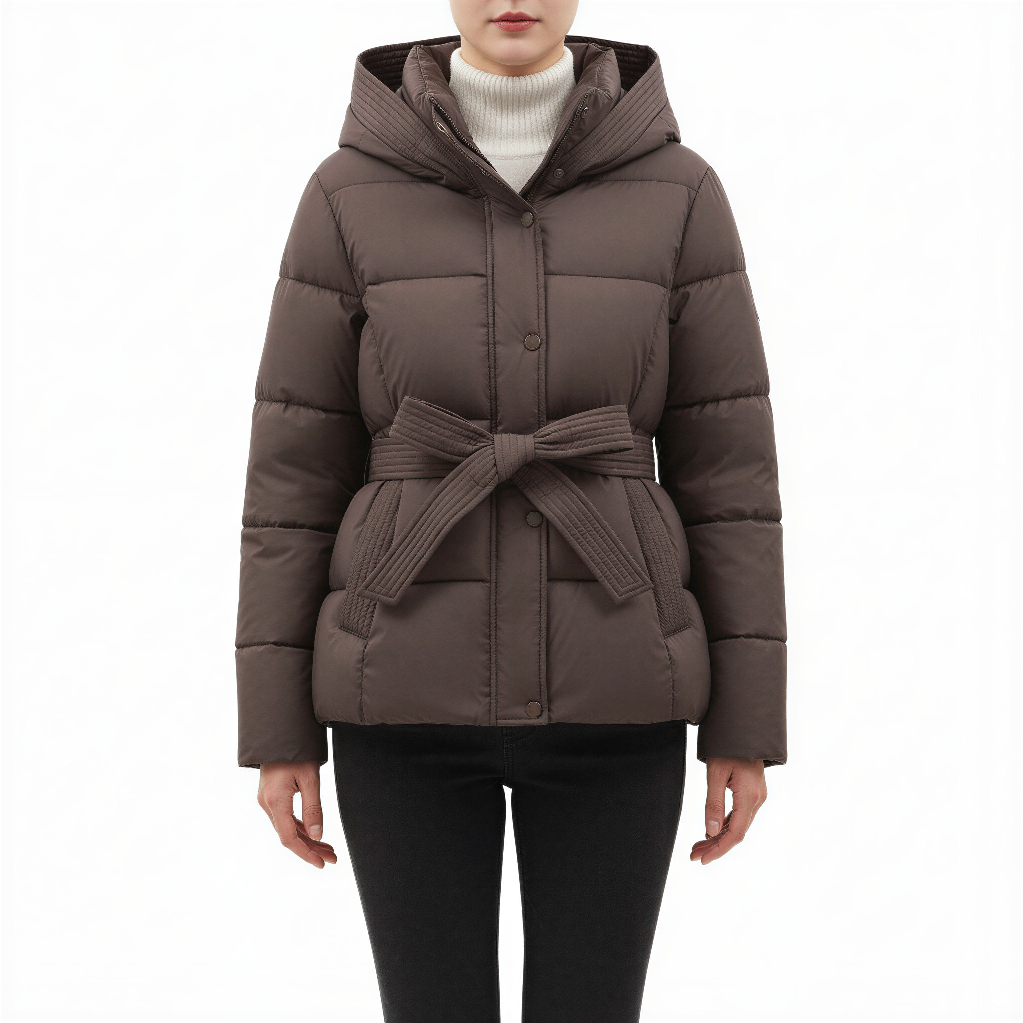 Parka Invernale Greta | Stile Chic con Cintura | Inverno