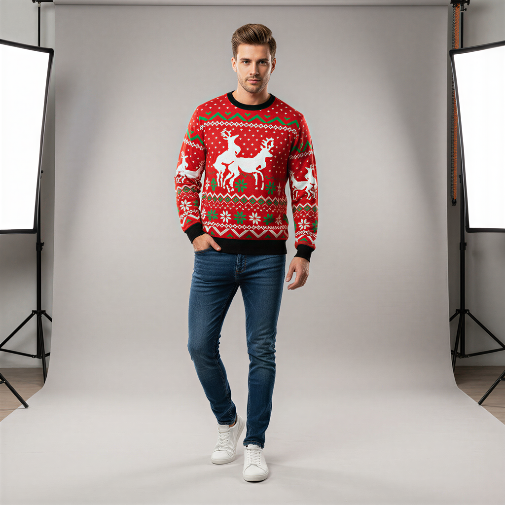 Noel Maglione Natale Bulldog | Divertente | Festa