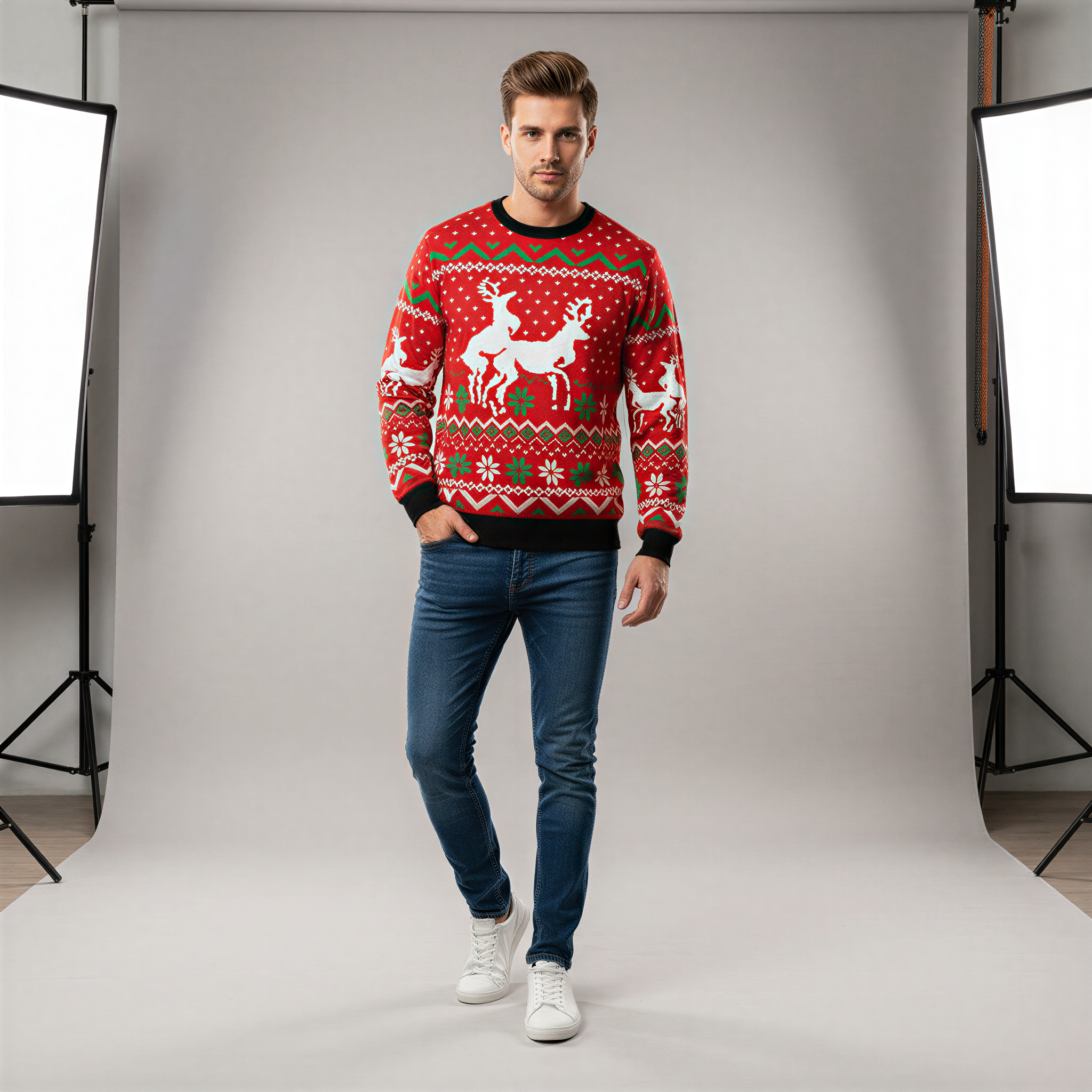 Noel Maglione Natale Bulldog | Divertente | Festa