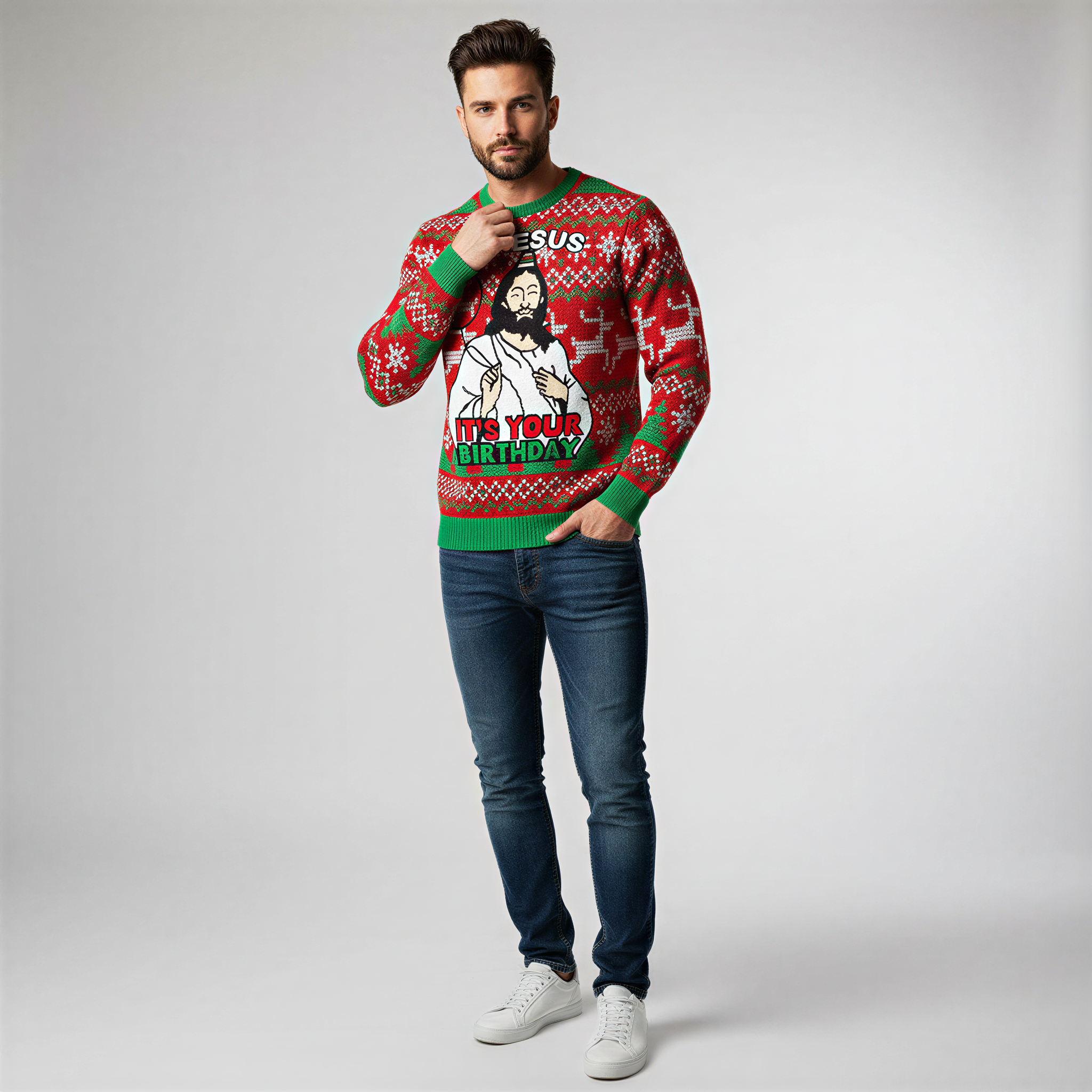 Noel Maglione Natale Bulldog | Divertente | Festa