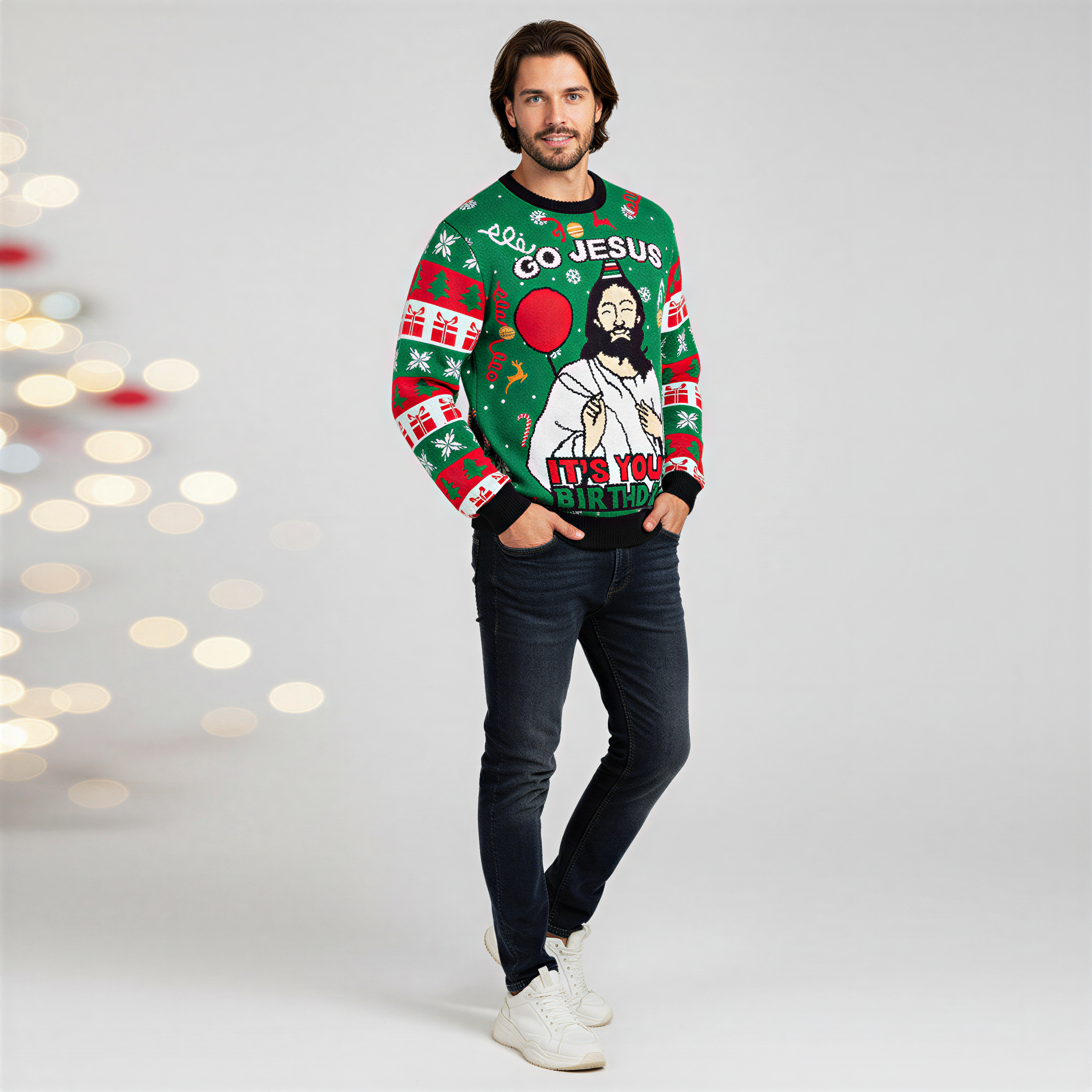 Noel Maglione Natale Bulldog | Divertente | Festa