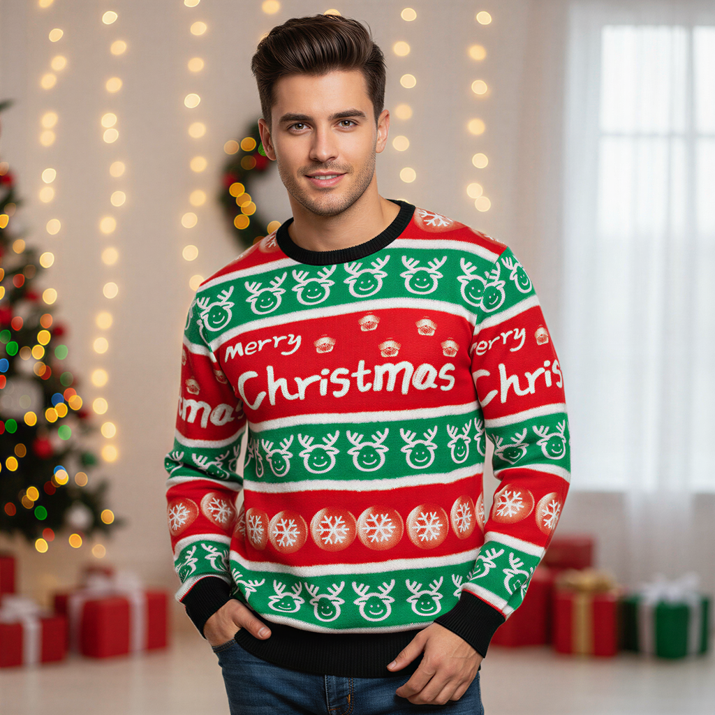 Noel Maglione Natale Bulldog | Divertente | Festa