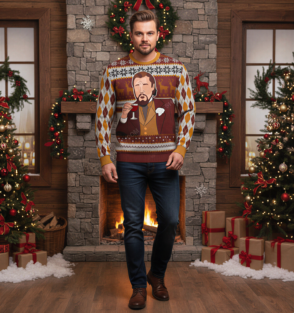 Mike Maglione Natale Divertente | Stile Meme Gatsby | Inverno