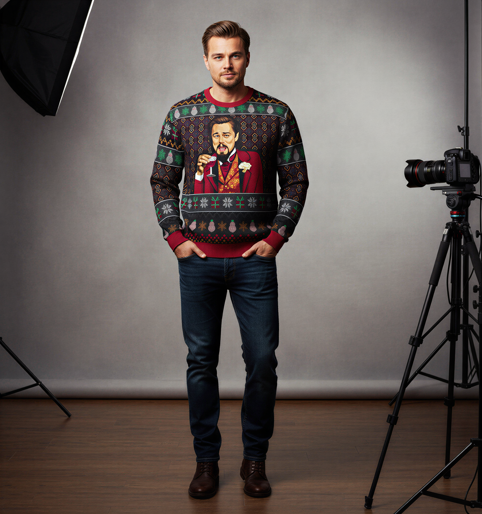 Mike Maglione Natale Divertente | Stile Meme Gatsby | Inverno