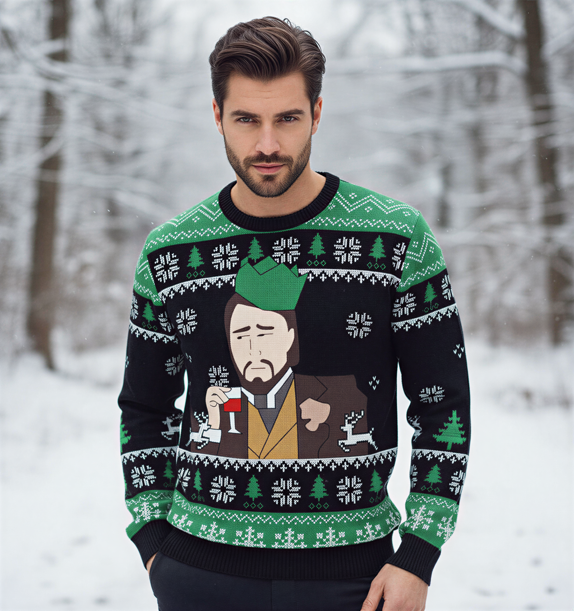 Mike Maglione Natale Divertente | Stile Meme Gatsby | Inverno